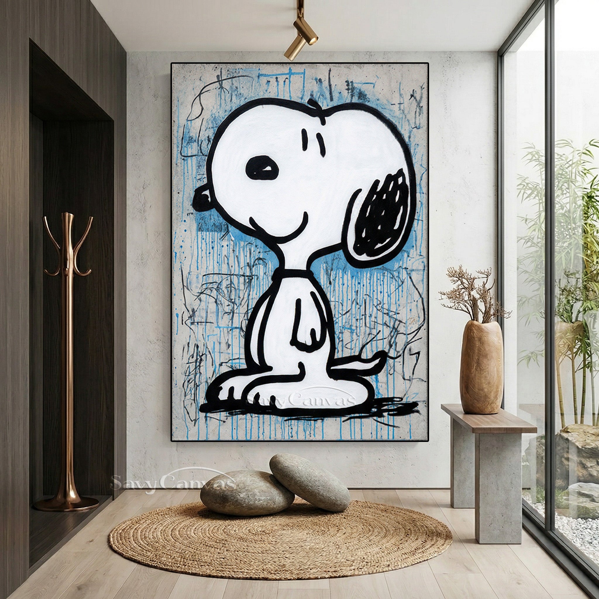 Snoopy Street Art Graffiti Hand-Painted Oil Painting on Canvas #SS 059
