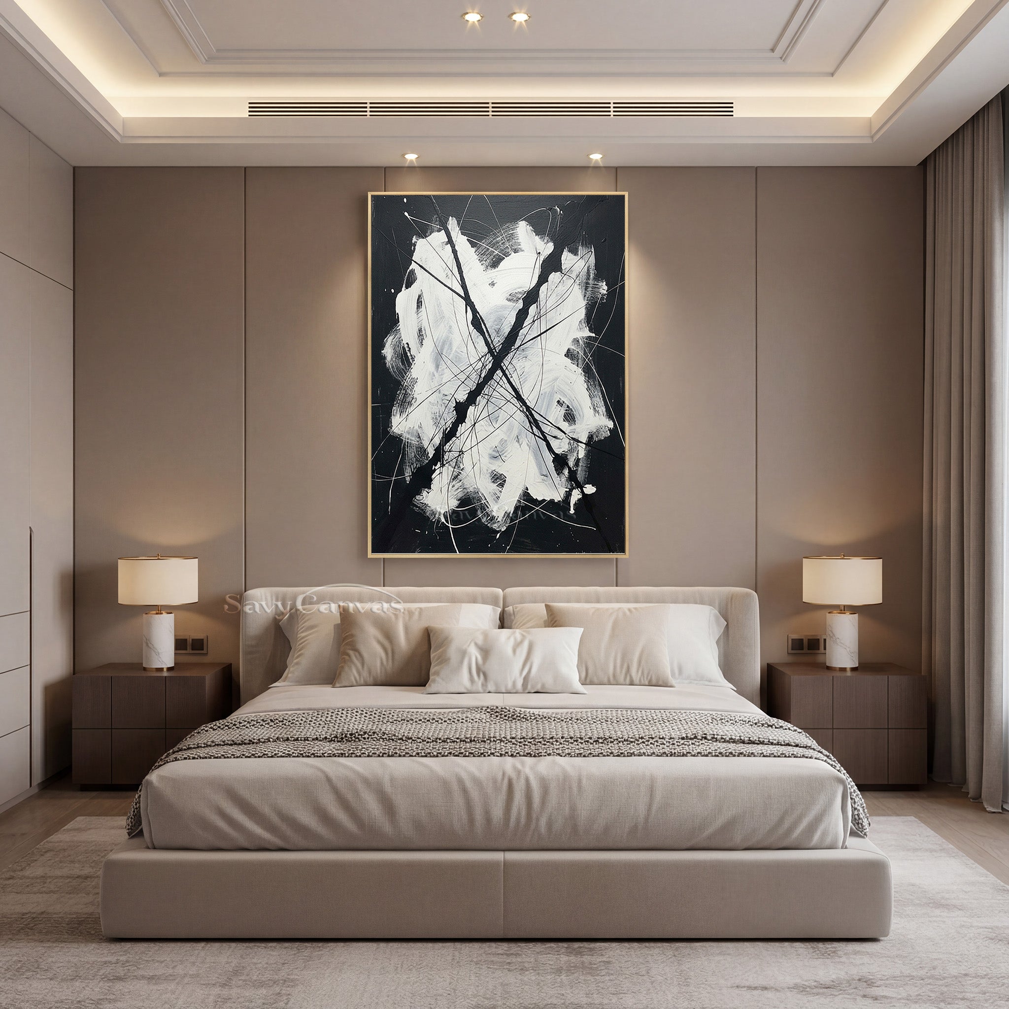 Professional Minimalist Abstract Art for Office and Gallery Wall #JJ 445