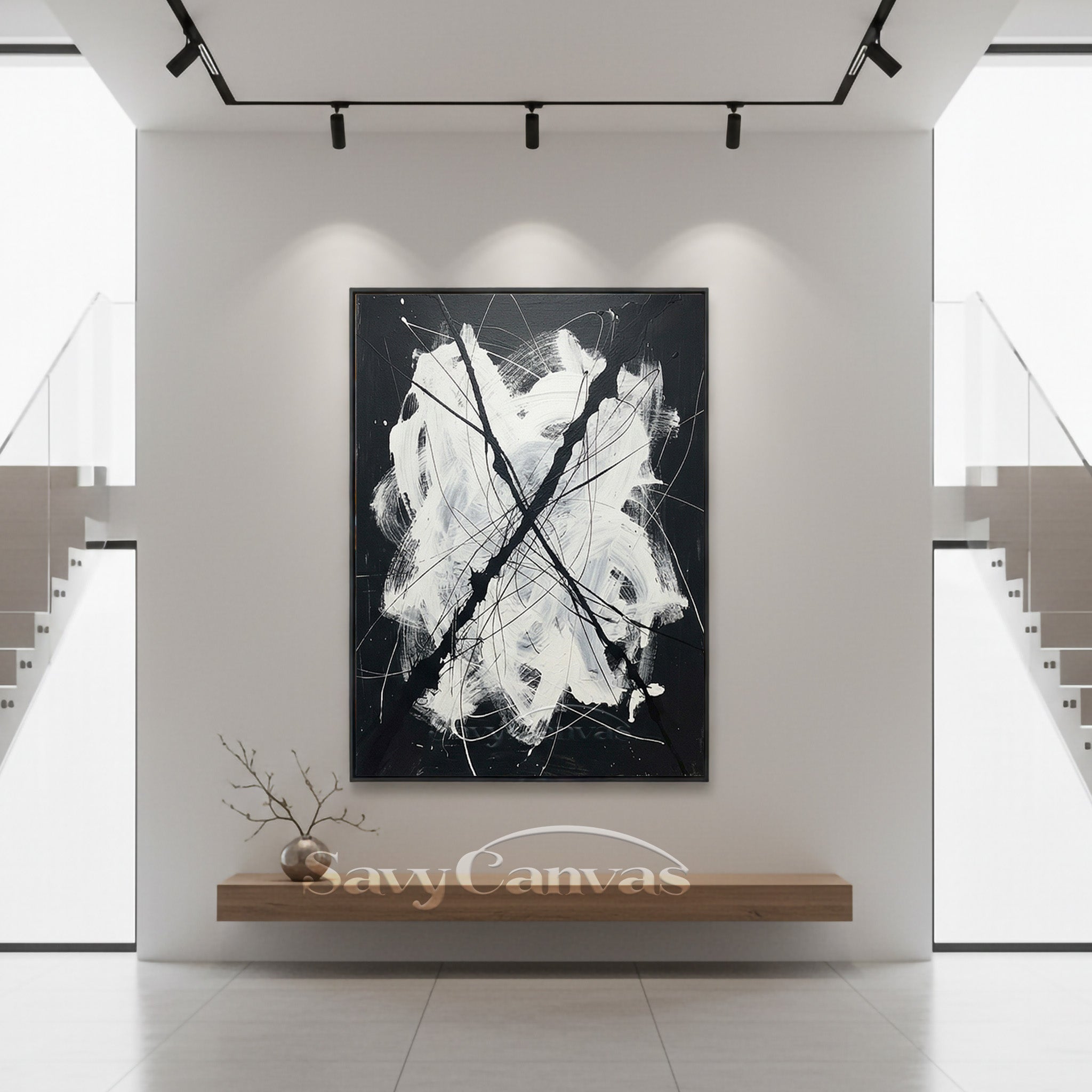 Professional Minimalist Abstract Art for Office and Gallery Wall #JJ 445