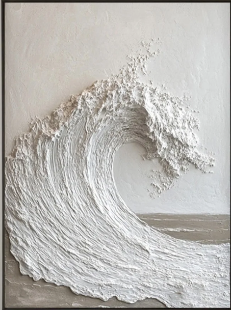 Textured Ocean Wall Art for Home Decor #ZZ 276