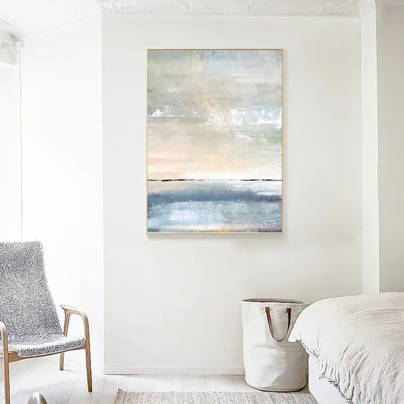 Stunning Abstract Ocean Canvas Art for Modern Home Aesthetics #JJ 155