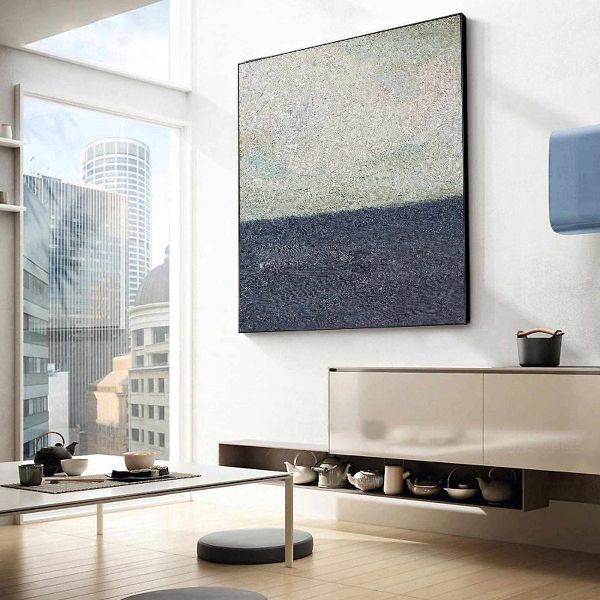 Abstract Landscape Oil Painting | Textured #TC 147