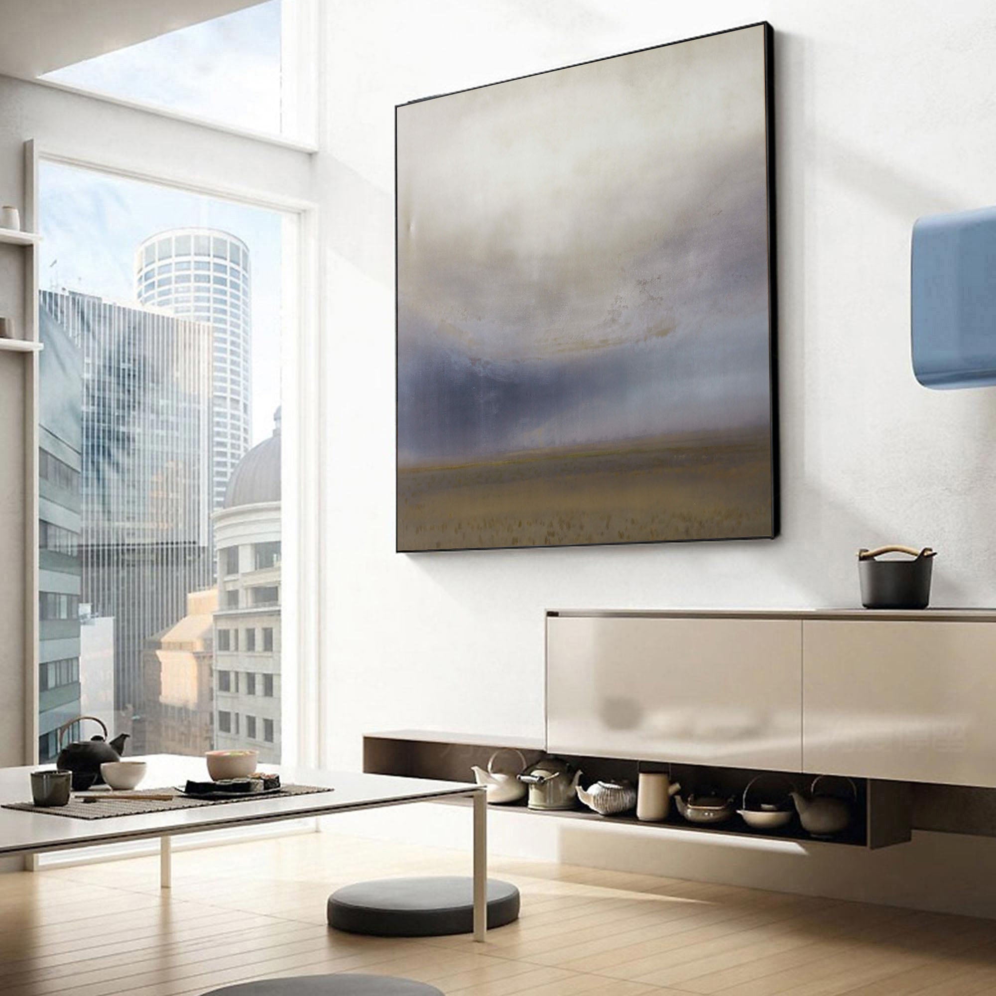 Minimalist Wall Art Abstract Landscape for Living Room #TC 149