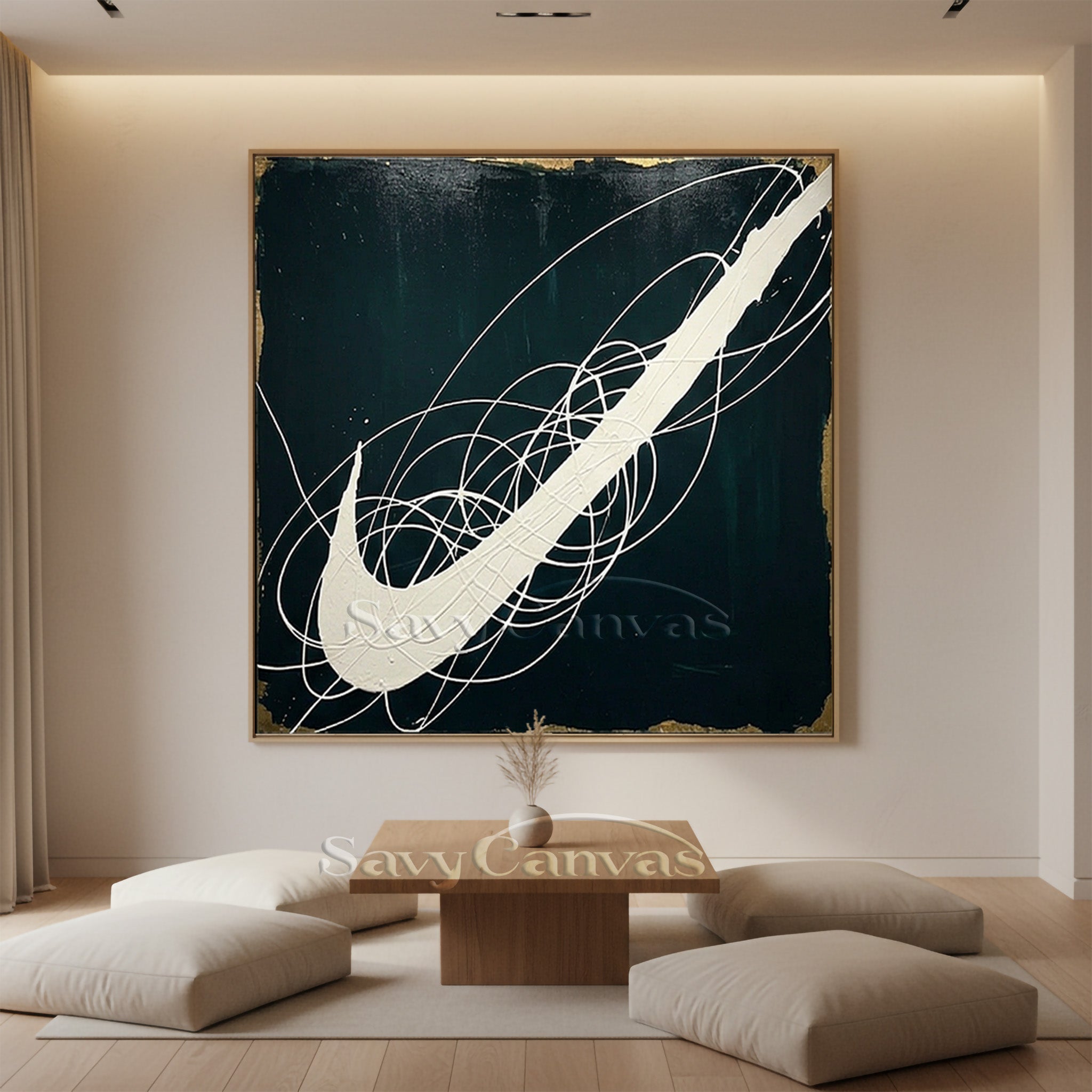 Professional Abstract Expressionist Art for Modern Office & Gallery