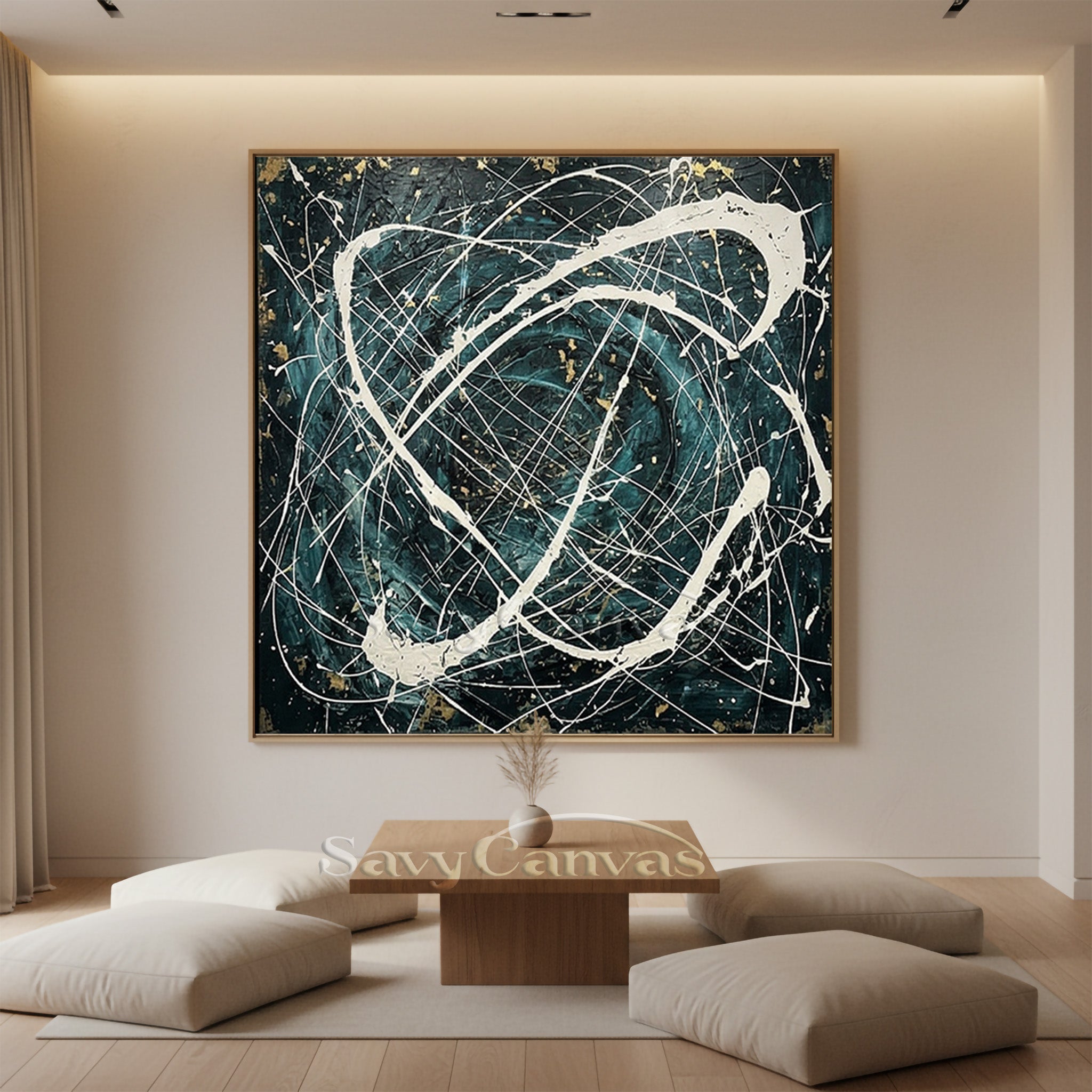 Large Textured Monochrome Abstract | Original Hand-Painted Artwork