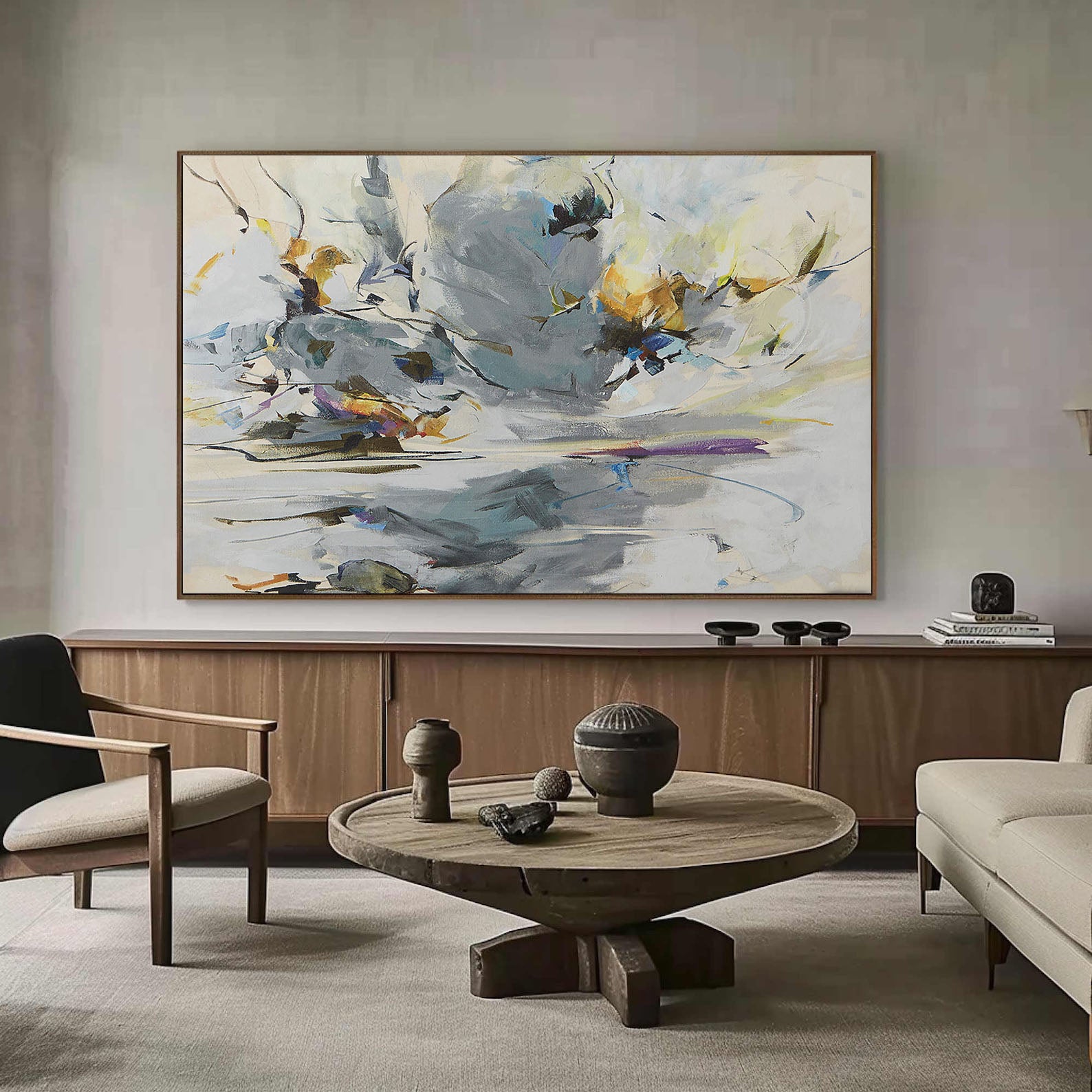 Colorful Abstract Painting for Contemporary Home #TC 130