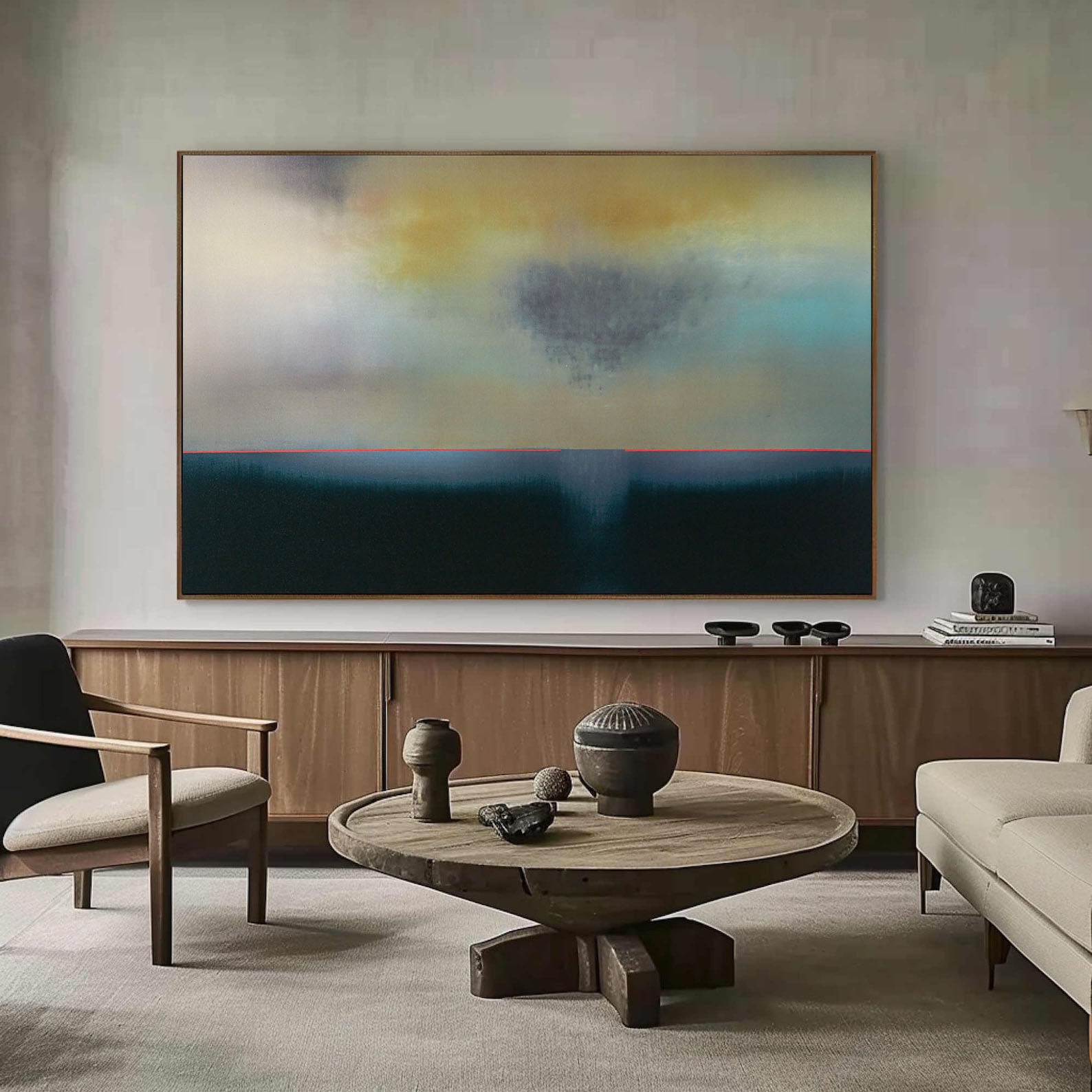 Colorful Modern Abstract Oil Painting - Handmade #TC 143