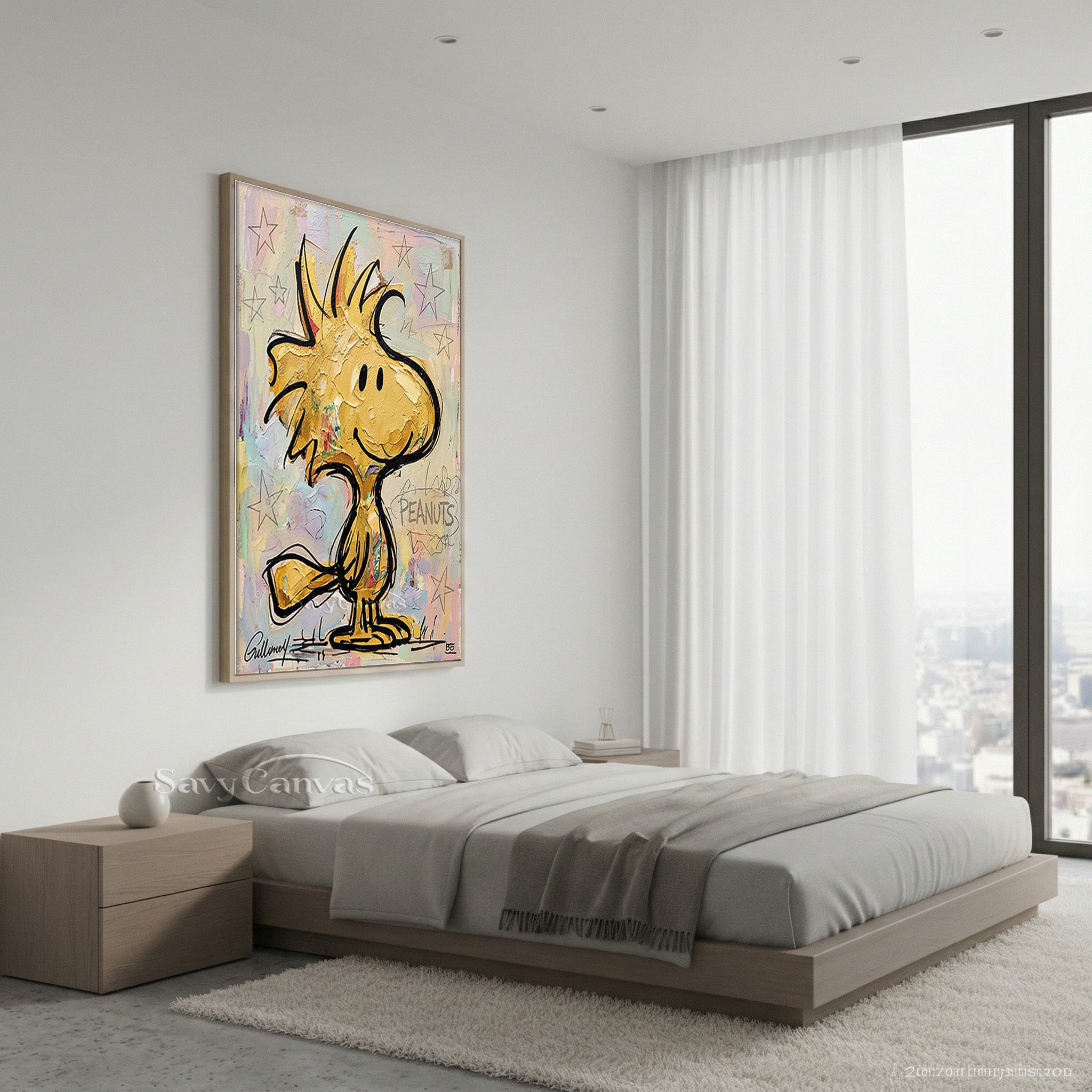 Woodstock Peanuts Pop Art Oil Painting #SS 062