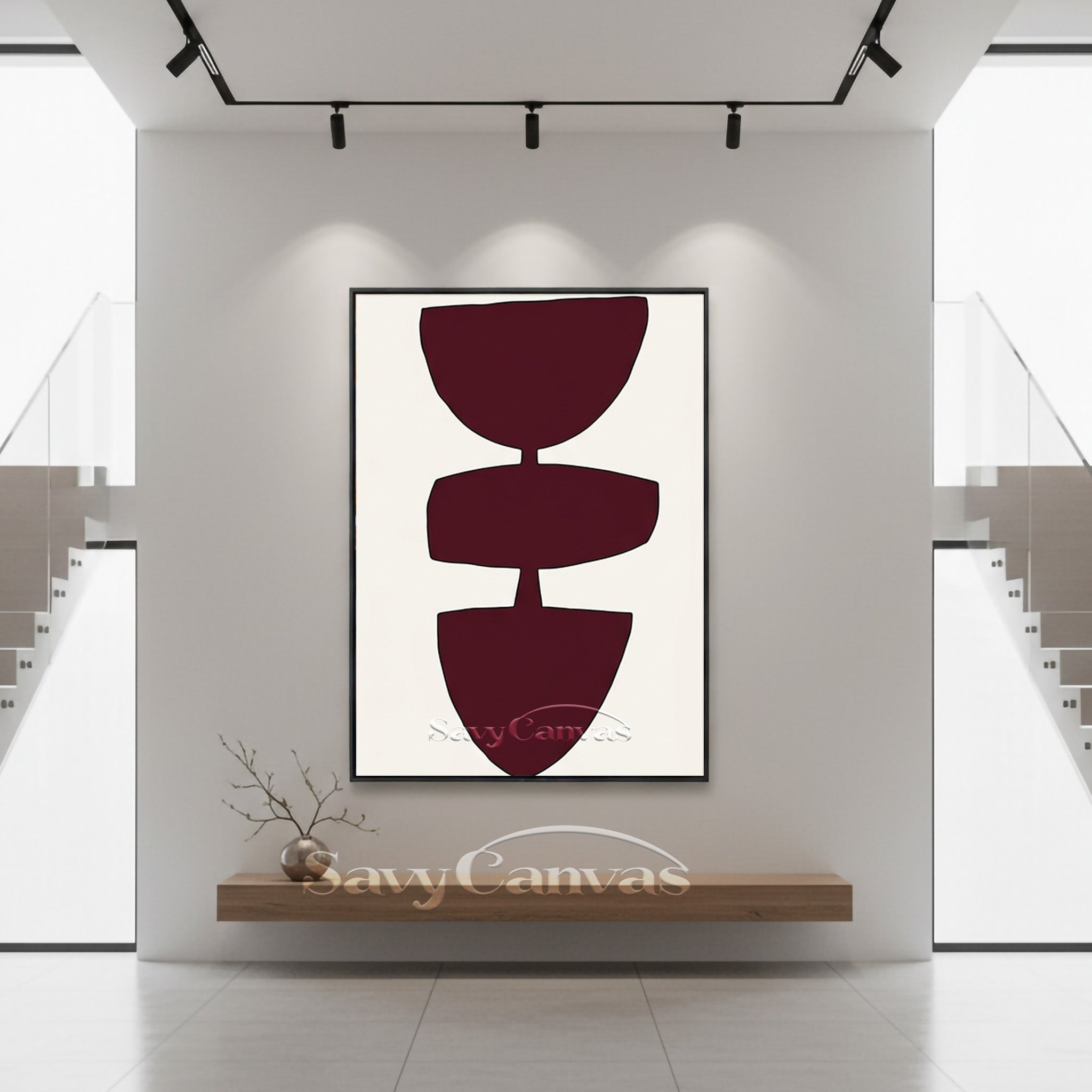 Japandi Style Geometric Art | Minimalist Wabi-Sabi Decor #AA 502