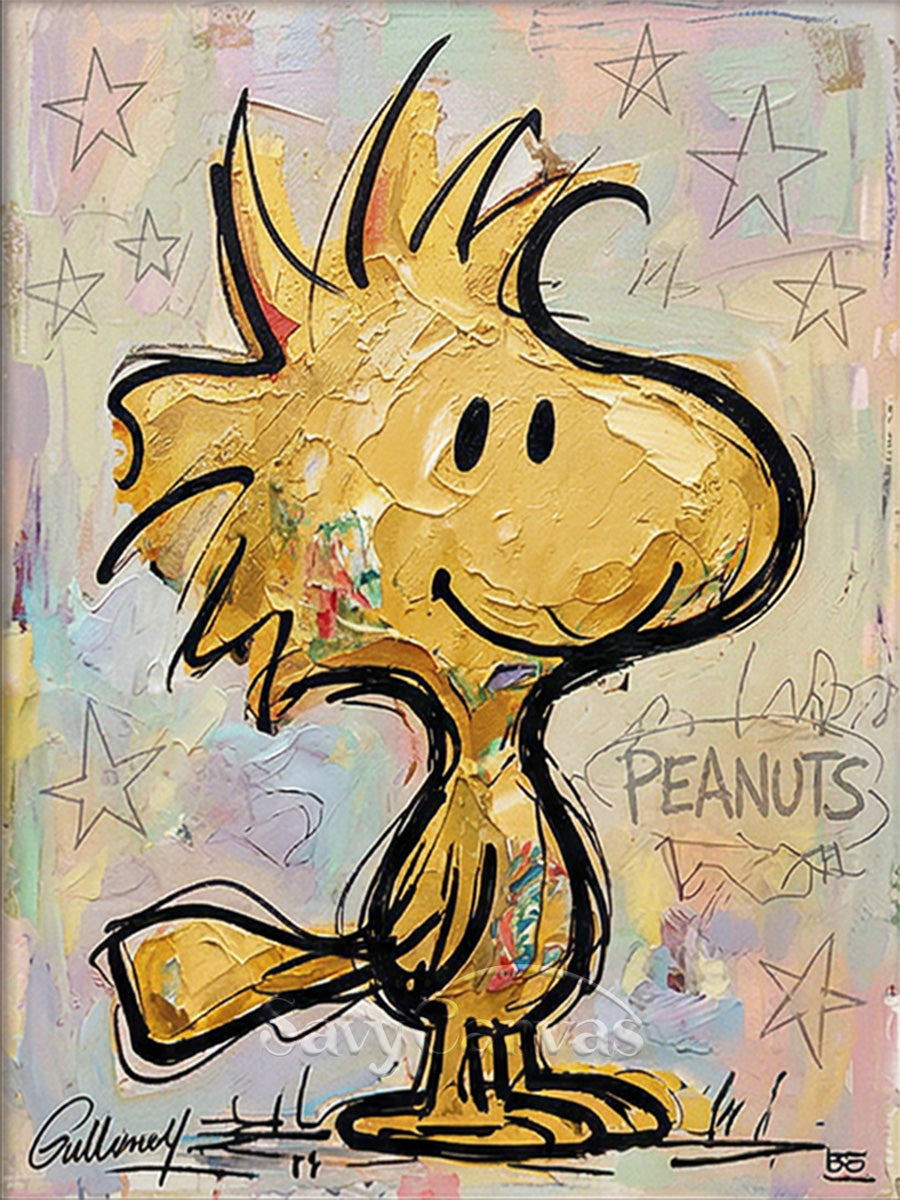 Woodstock Peanuts Pop Art Oil Painting #SS 062