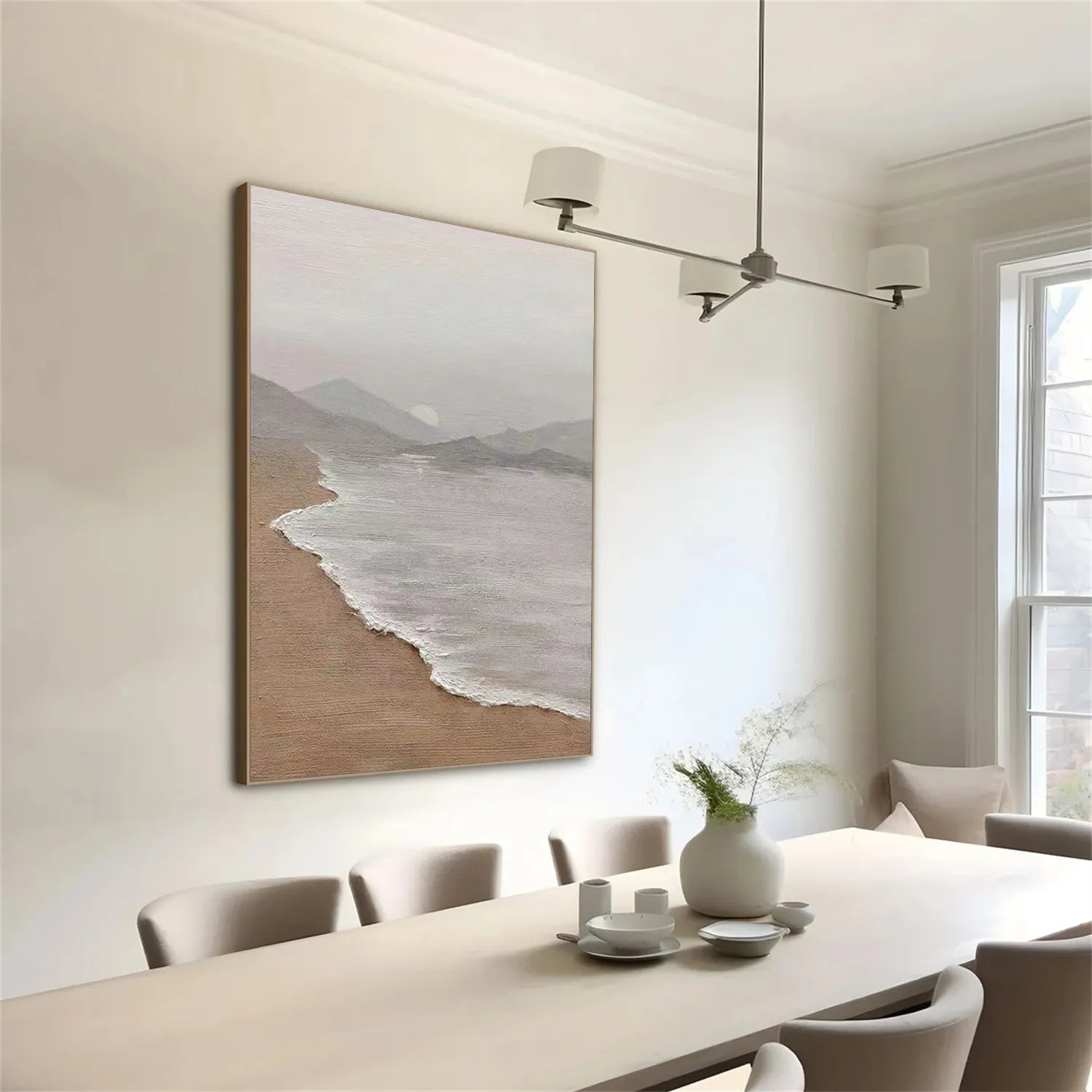 Handmade Modern Art Ocean Wave  Large Wall Art #JJ 220