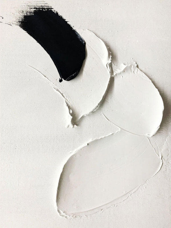 Wabi Sabi Wall Decor | Japandi Textured Canvas Art #JJ 437