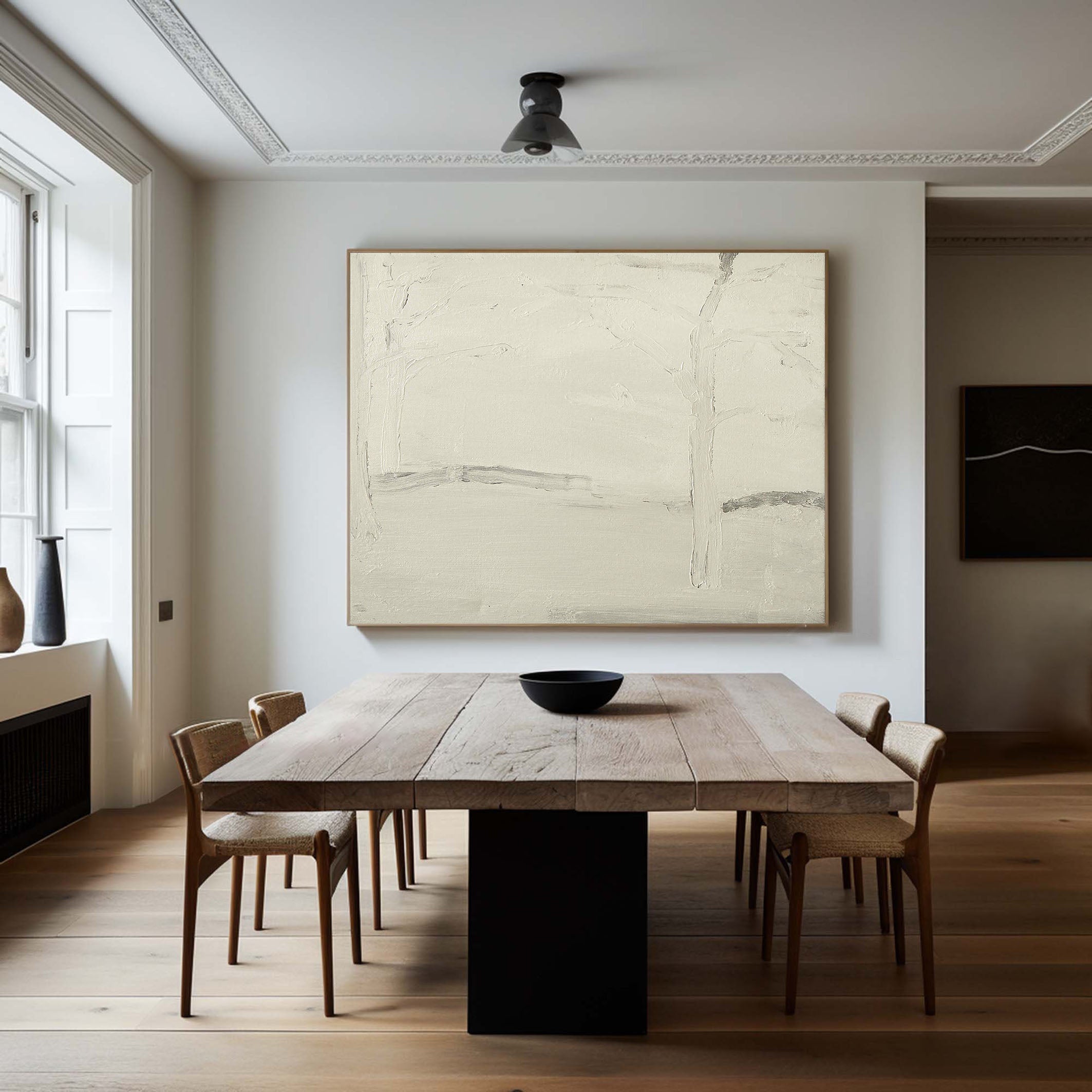 Handmade Abstract Textured Wall Art - Neutral #TC 136