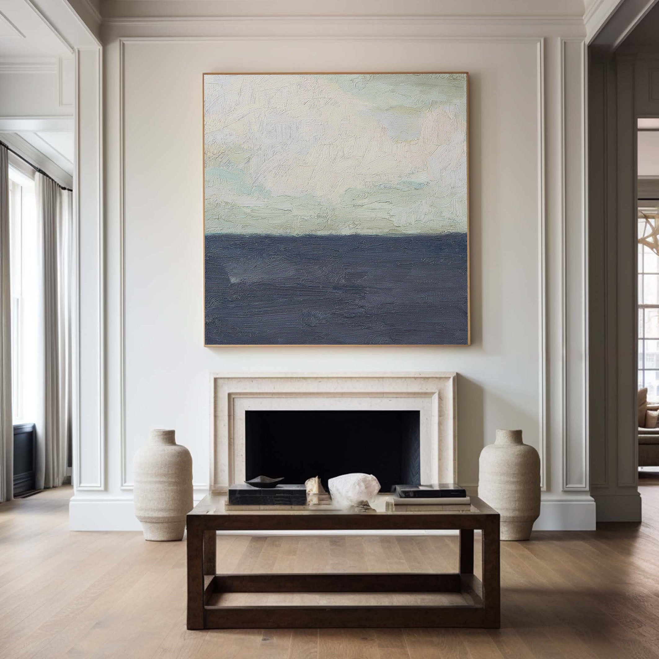 Abstract Landscape Oil Painting | Textured #TC 147