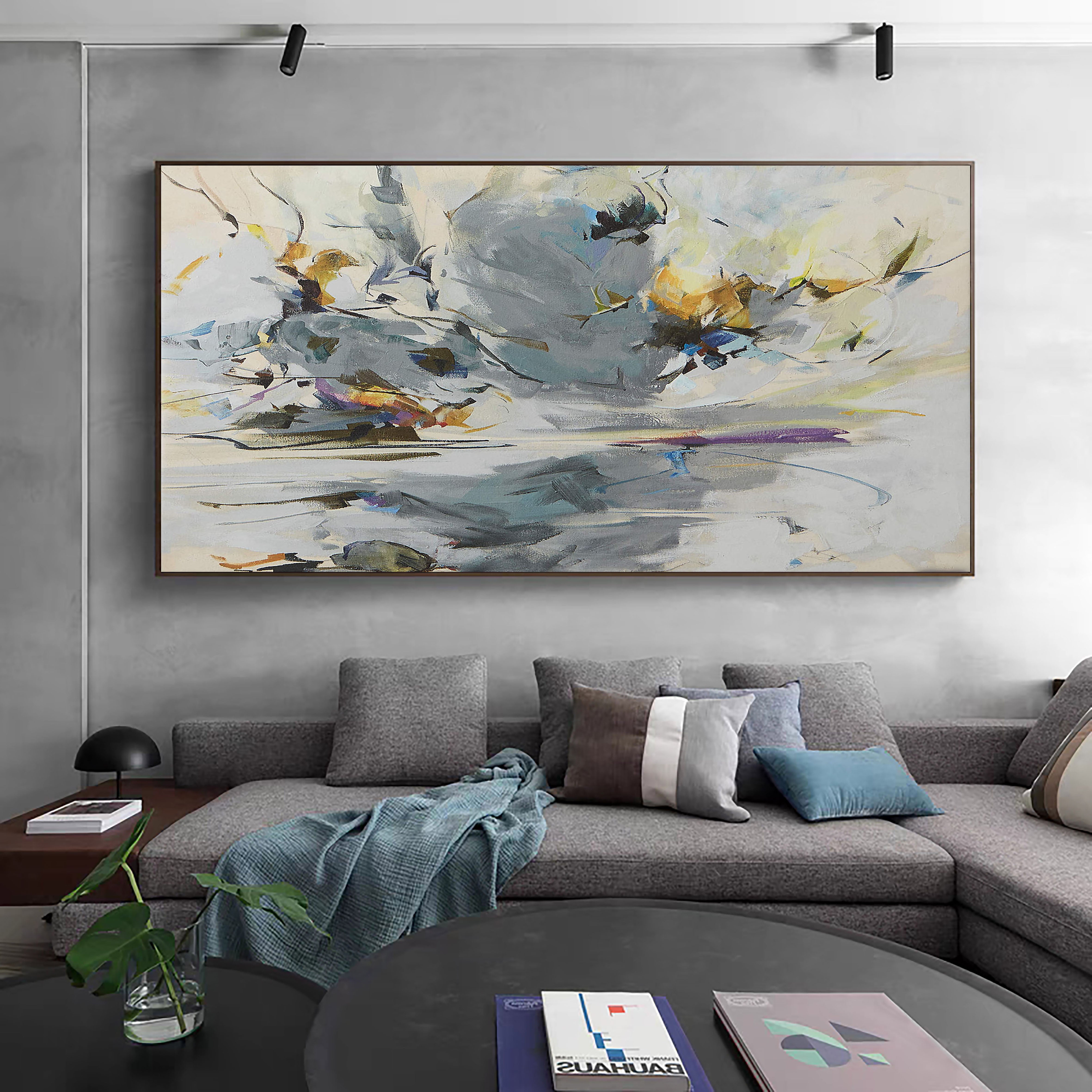 Colorful Abstract Painting for Contemporary Home #TC 130