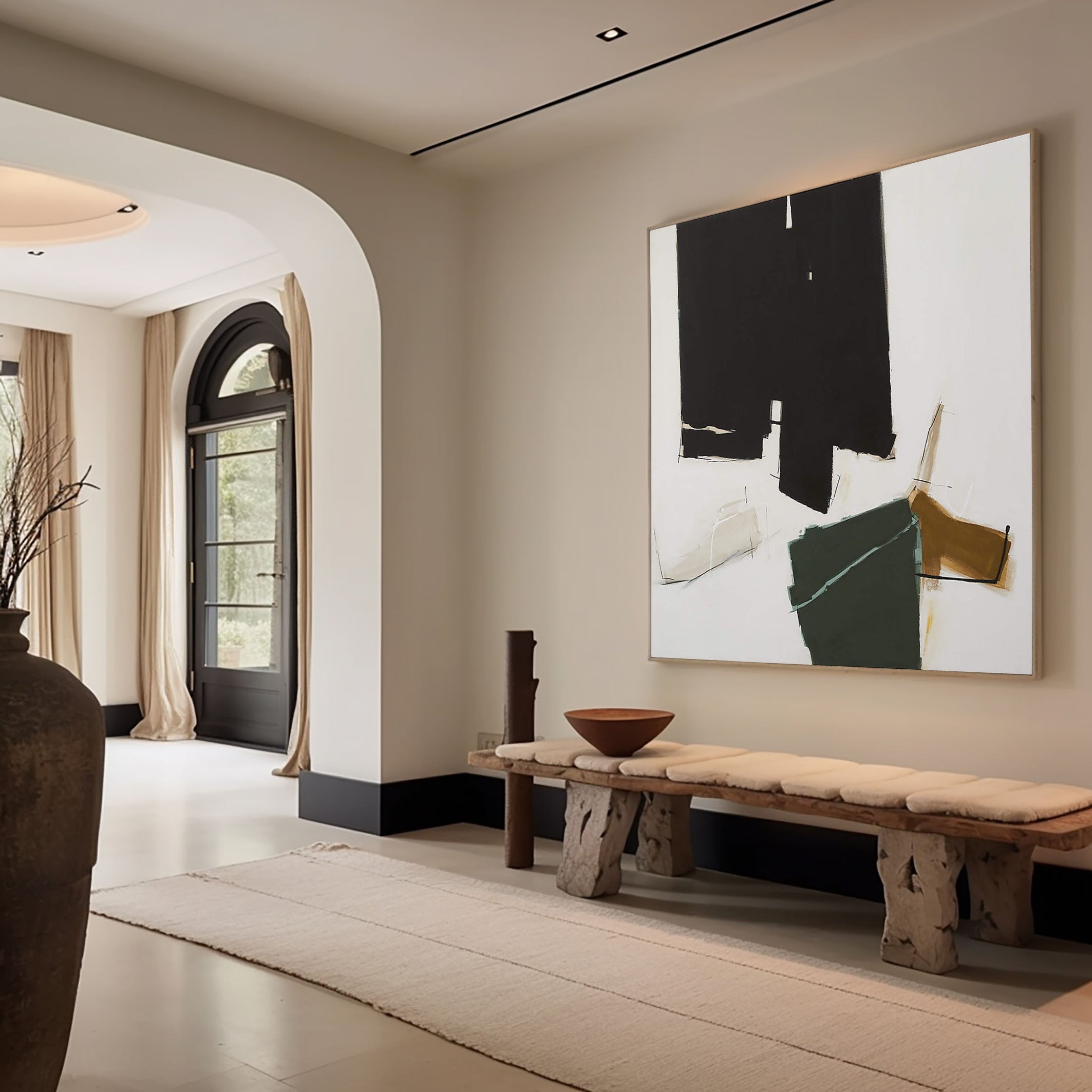 Minimalist Abstract Oil Painting | Large #TC 146