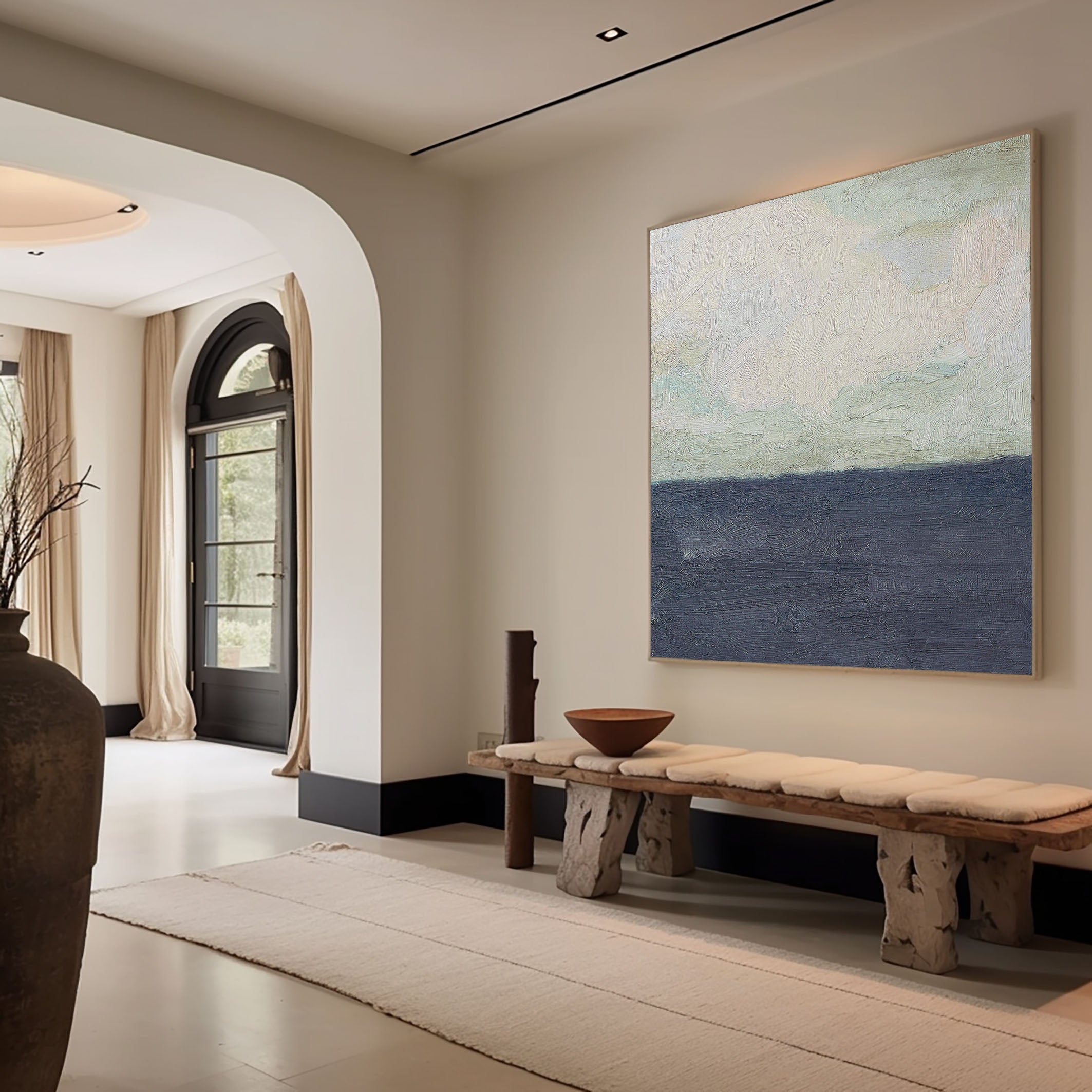 Abstract Landscape Oil Painting | Textured #TC 147