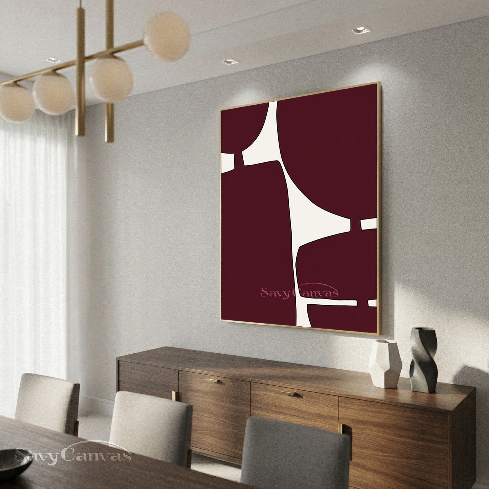 Bold Minimalist Painting | Modern Abstract Wall Art #AA 505