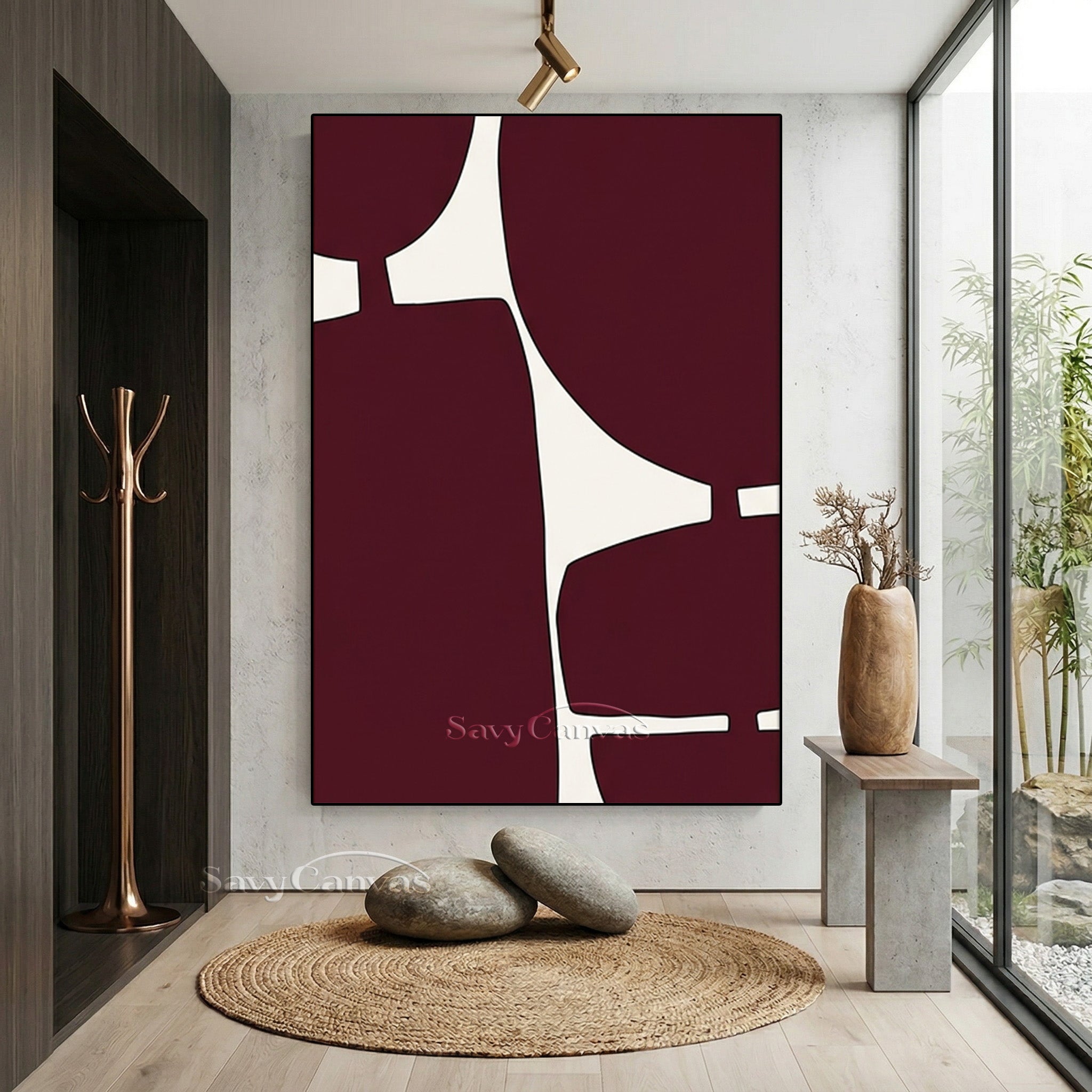Bold Minimalist Painting | Modern Abstract Wall Art #AA 505