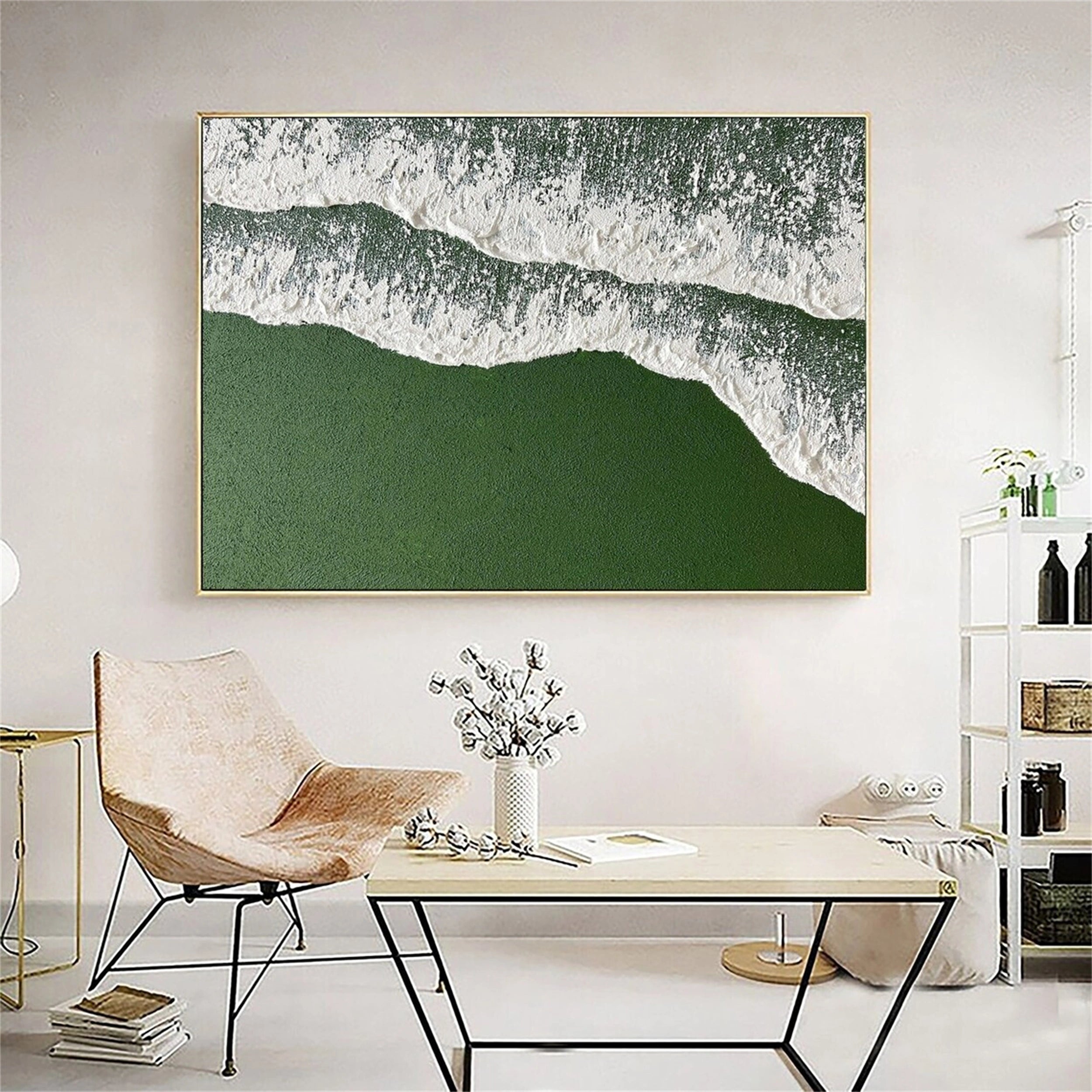 Textured Shoreline Abstract Wall Art