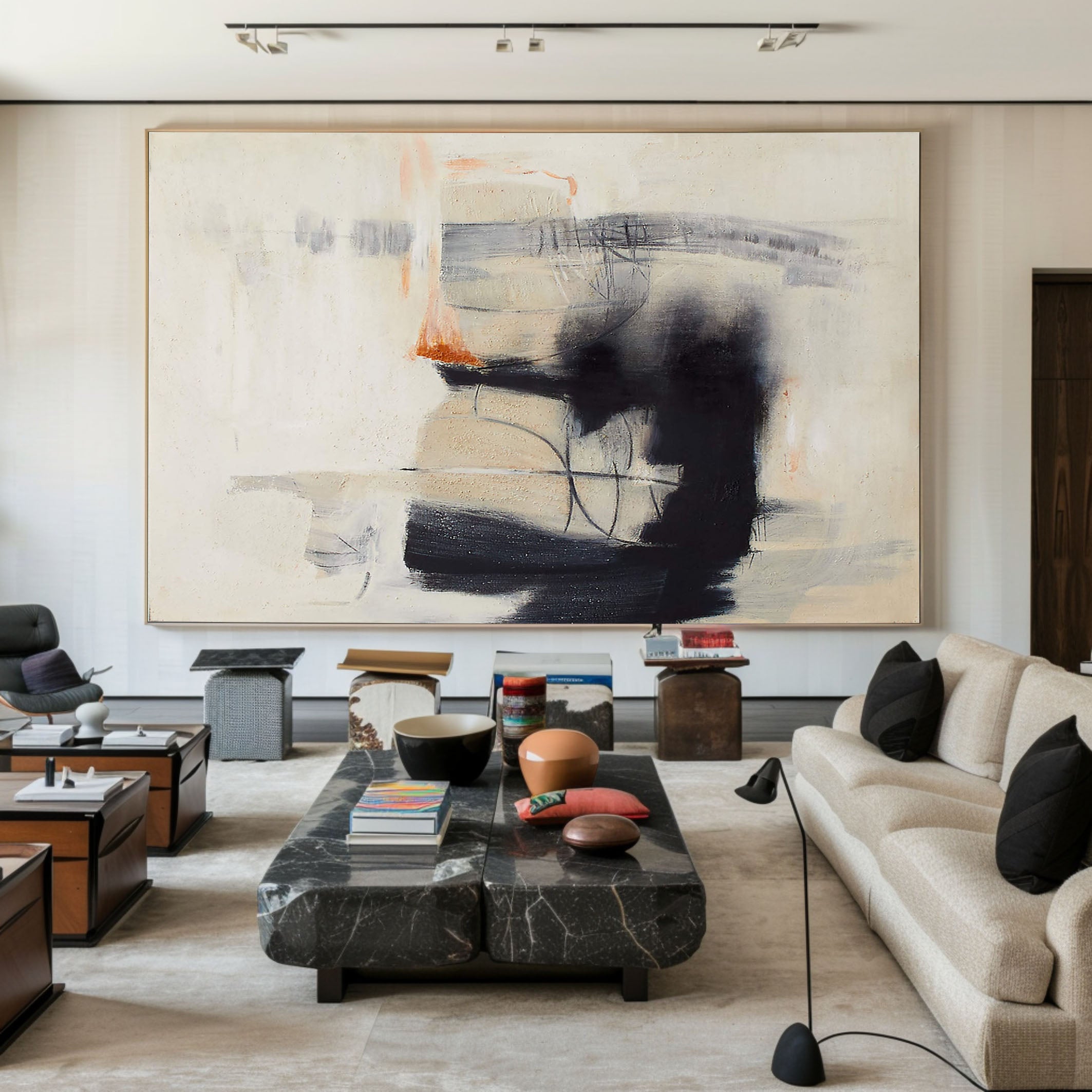 Textured Abstract Oil Painting for Home Decor #TC 133