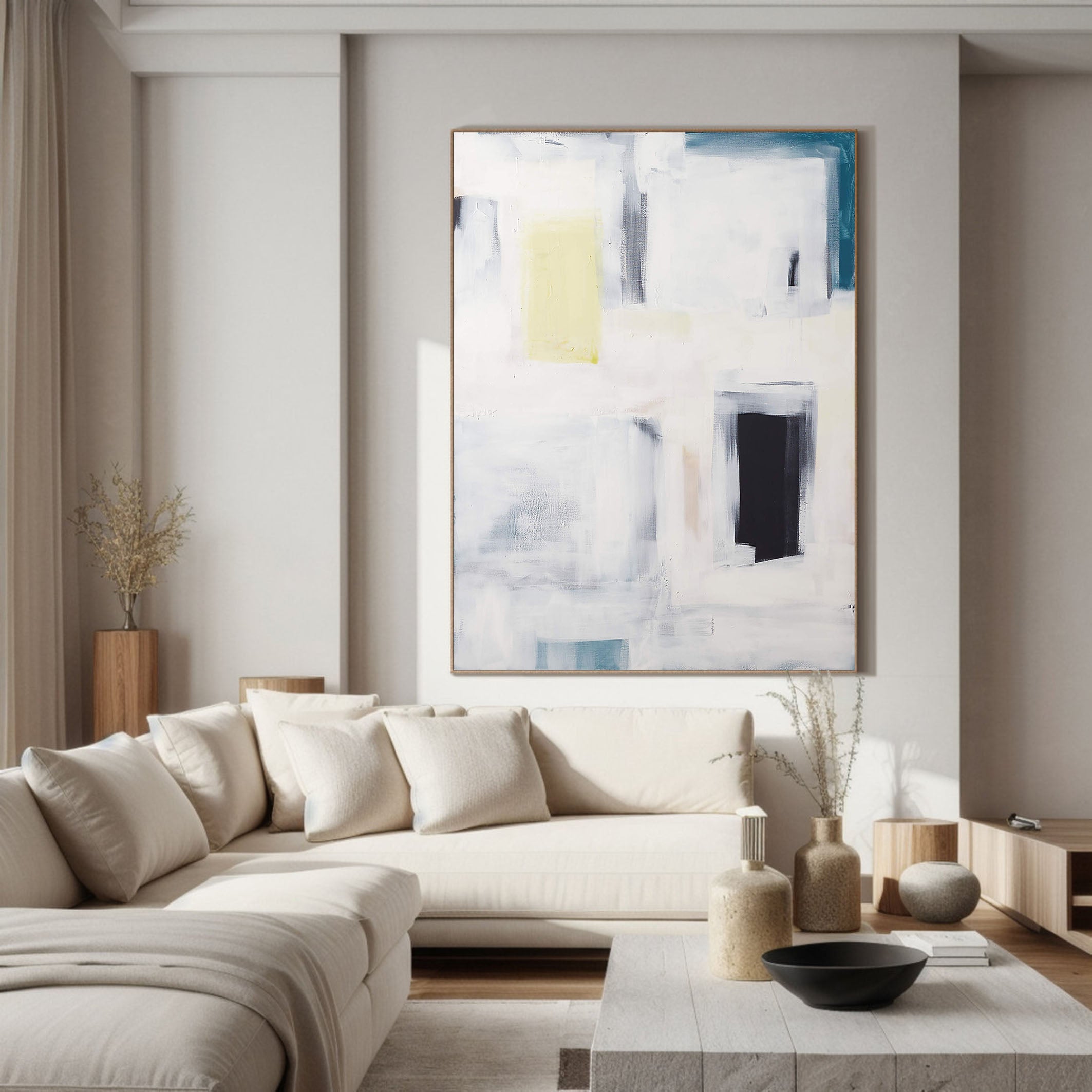 Modern Abstract Geometric Oil Painting #TC 119