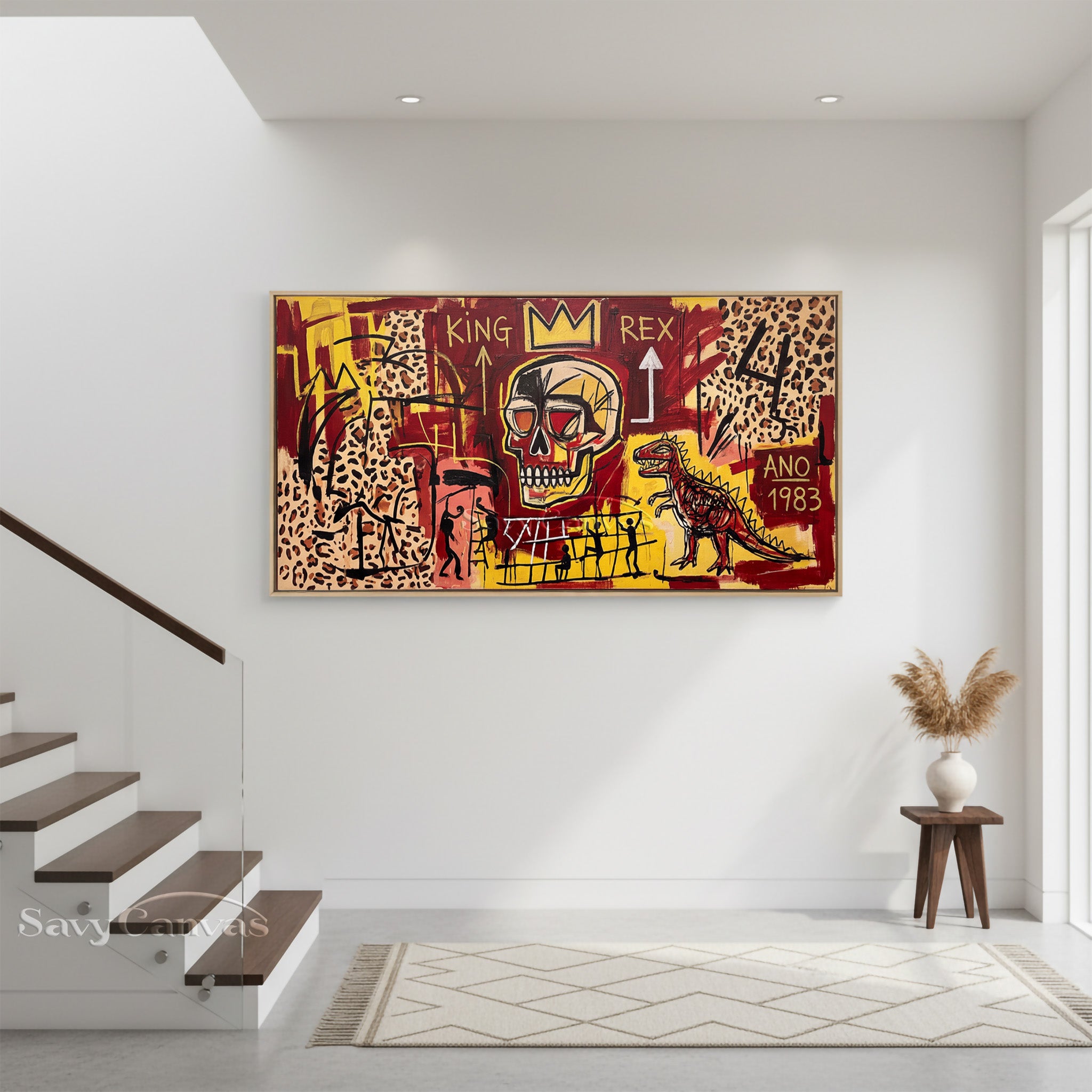Modern Abstract Graffiti Skull Painting - Original Art Style #SS 043