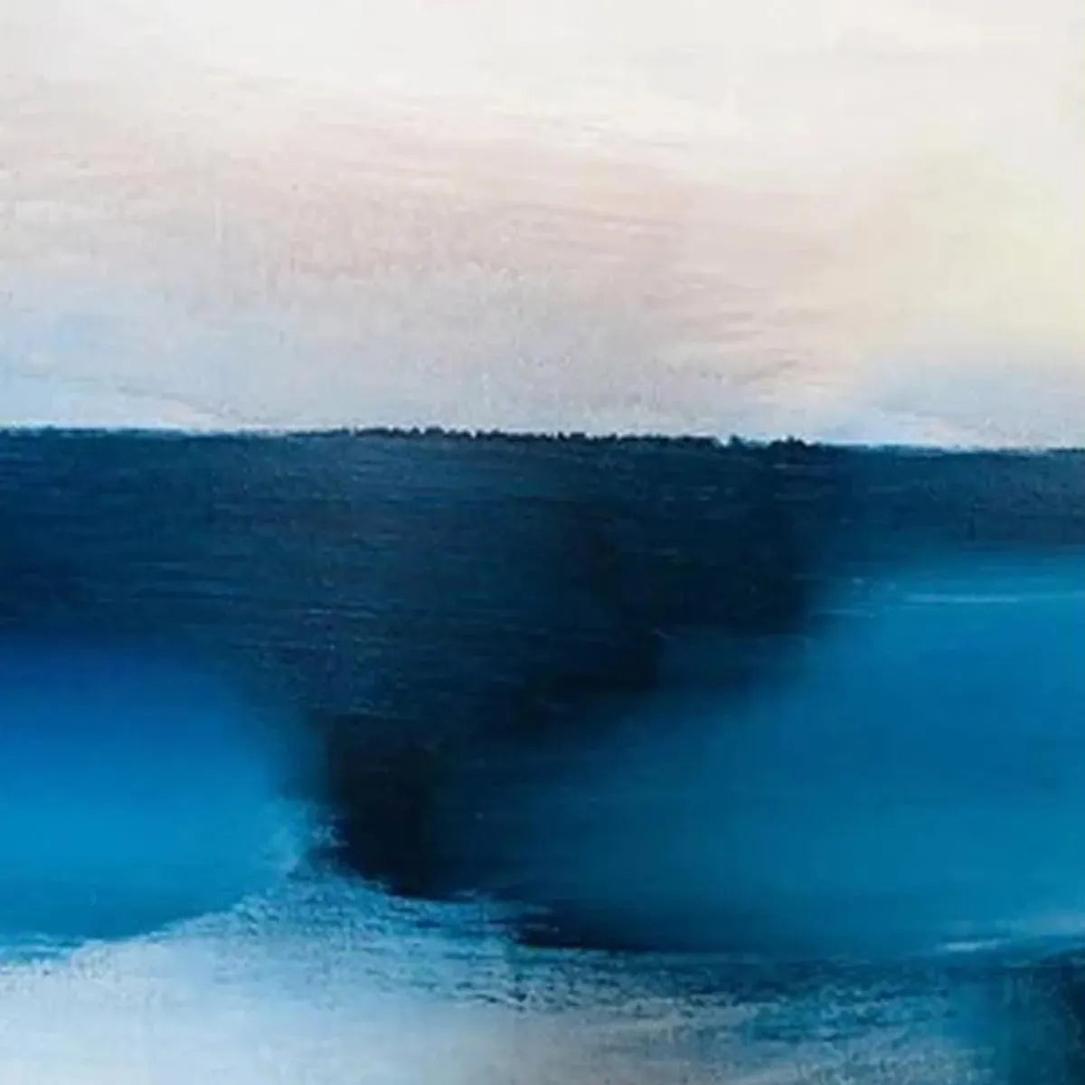 Blue Abstract Seascape Set | Modern Ocean Paintings #AA 294