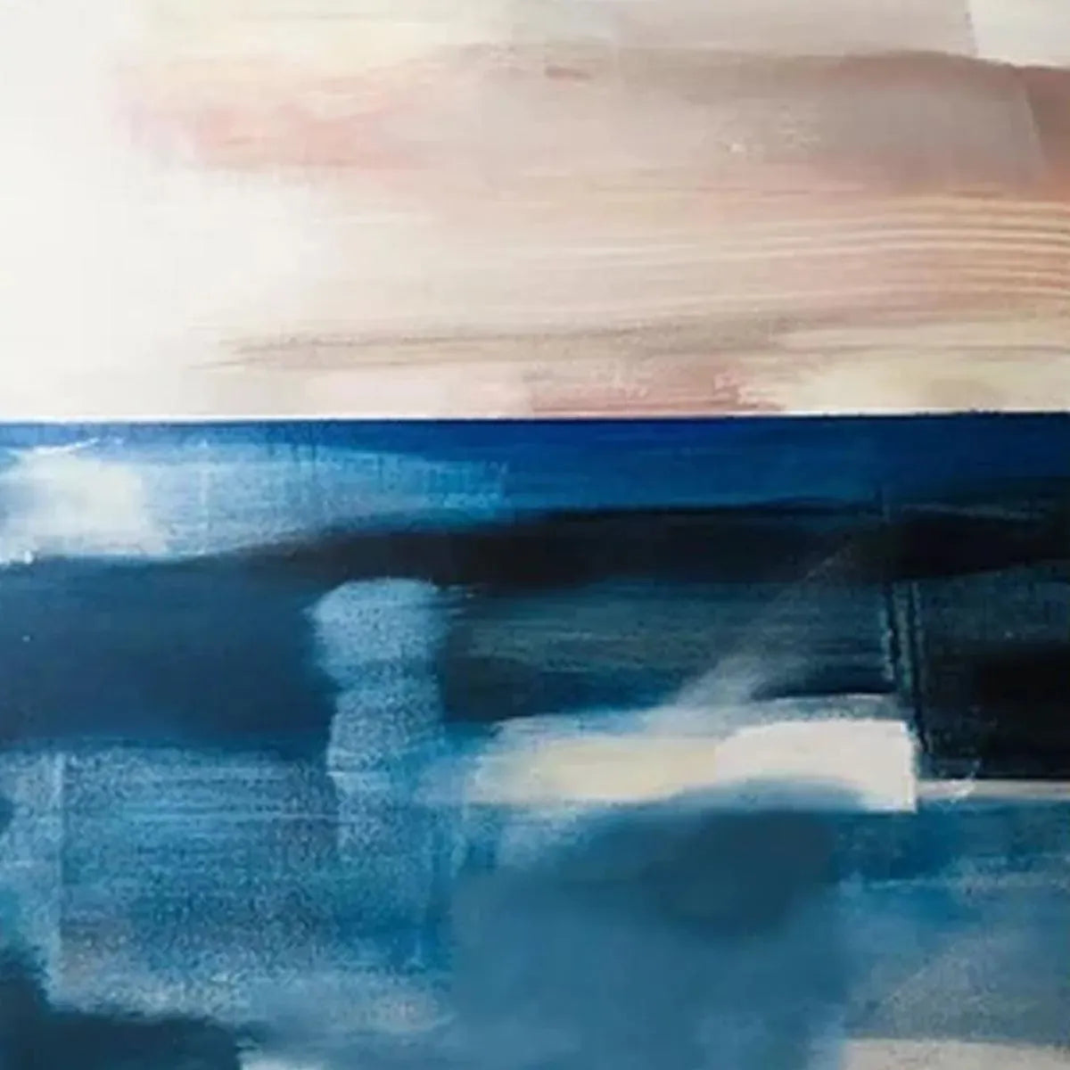 Blue Abstract Seascape Set | Modern Ocean Paintings #AA 294