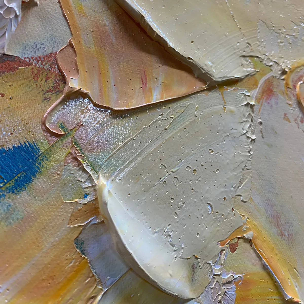 Textured Autumn Forest Oil Painting | Abstract Landscape Wall Art #TC 258