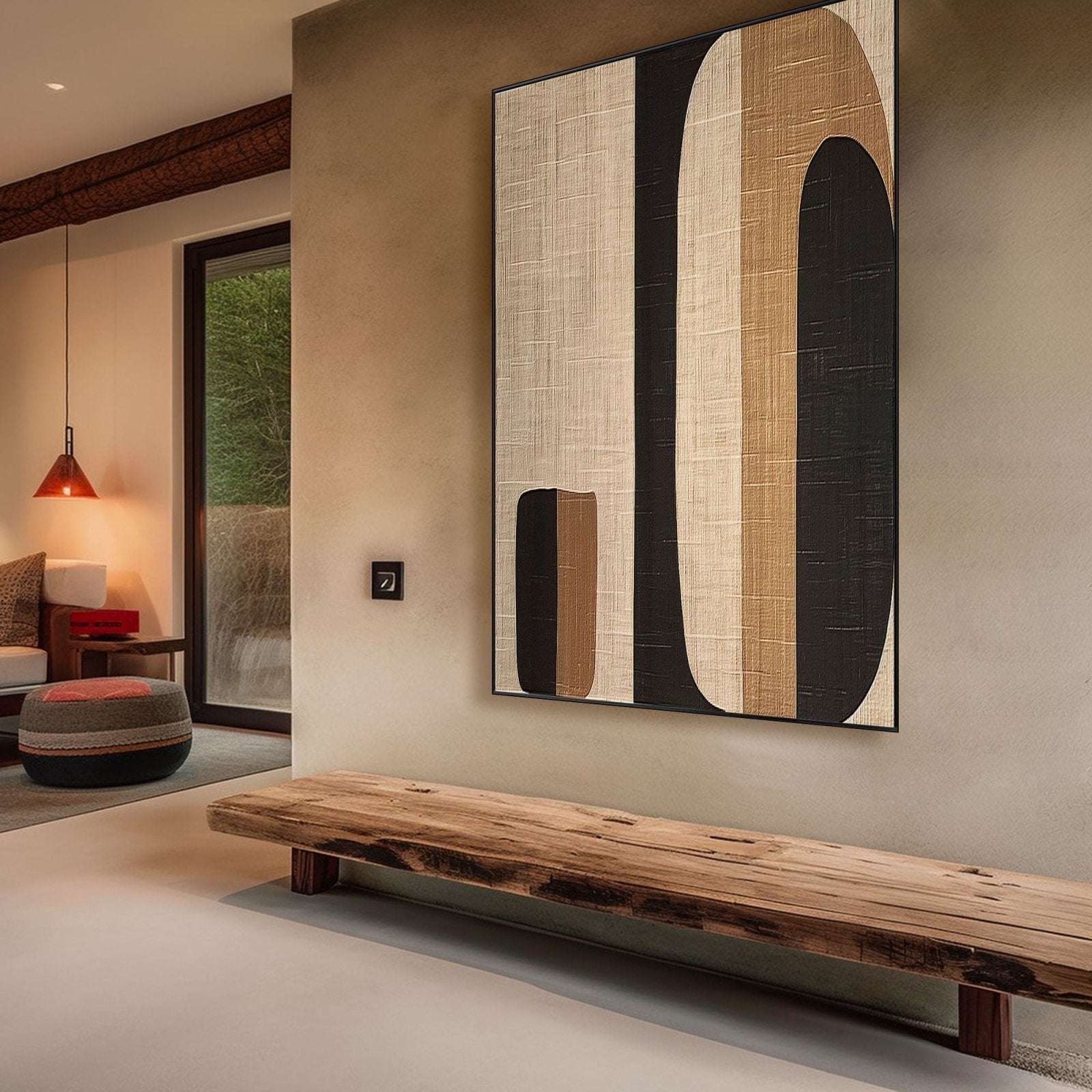 Contemporary Bold Abstract Oil Painting with Texture #TC 157