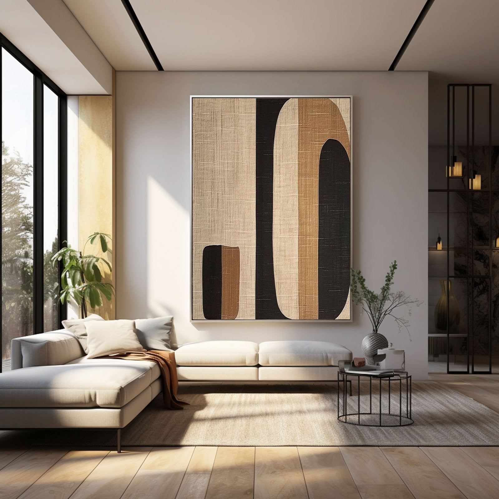 Contemporary Bold Abstract Oil Painting with Texture #TC 157