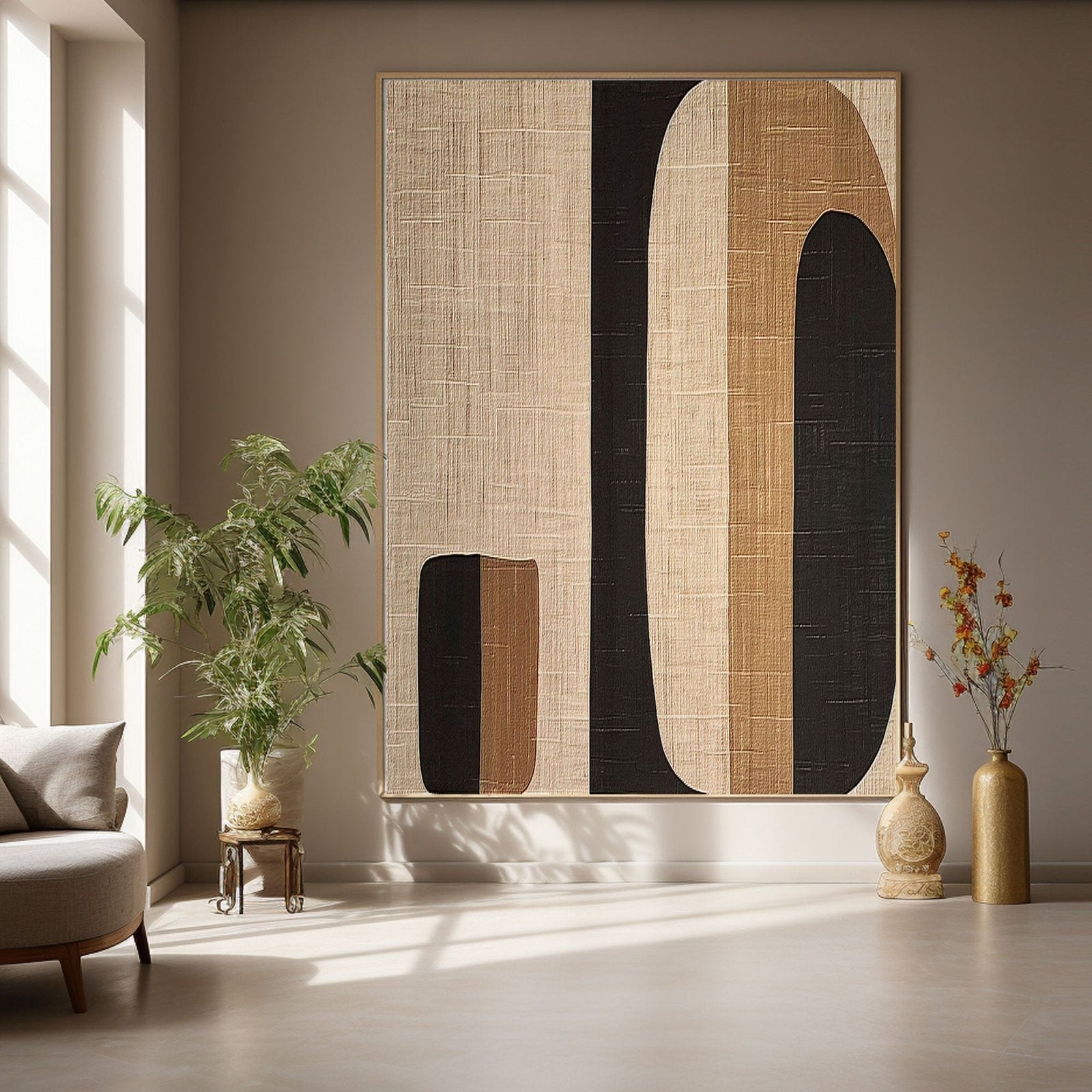 Contemporary Bold Abstract Oil Painting with Texture #TC 157