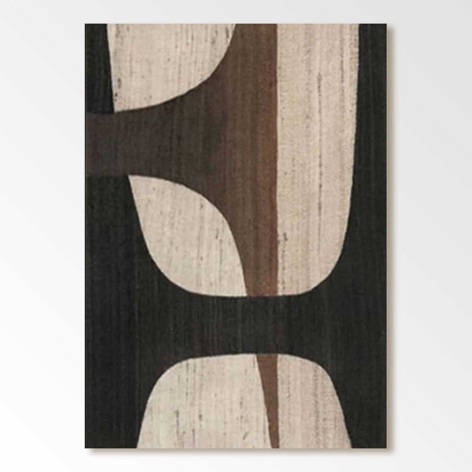 Abstract Organic Shapes Wall Art Neutral #TC 158