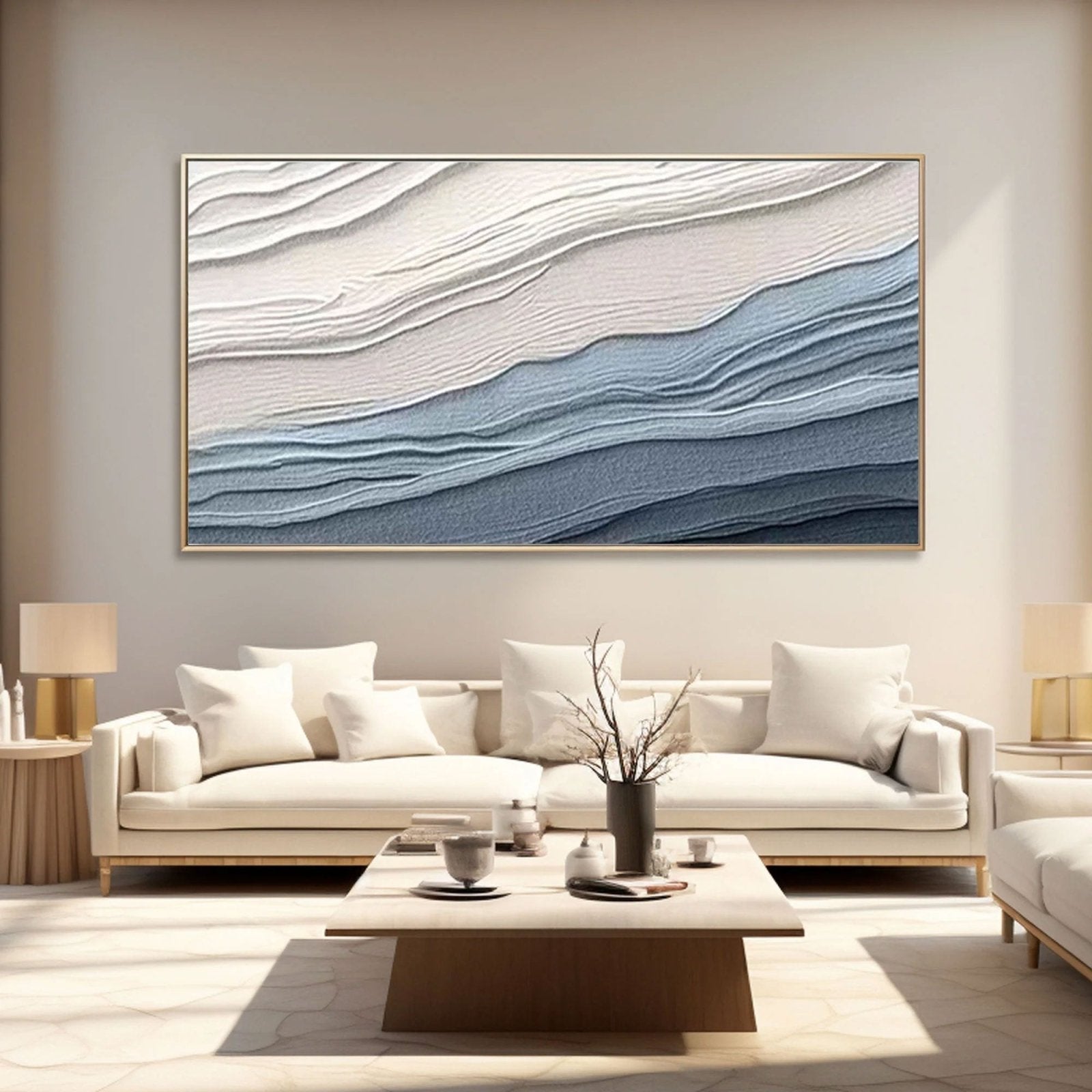 Modern Abstract Wave Wall Decor