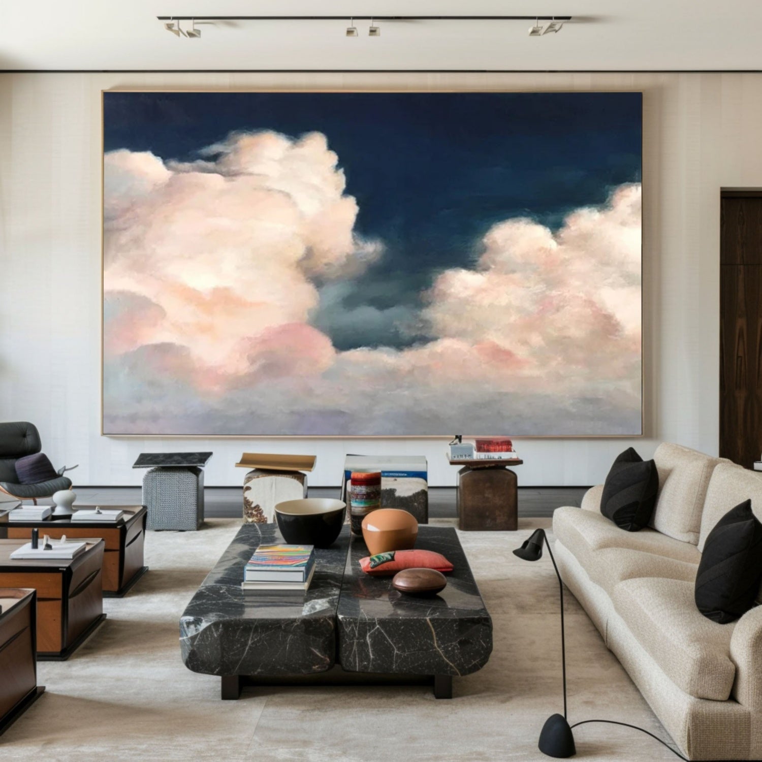 Original Cloud Painting | Atmospheric Sky Art