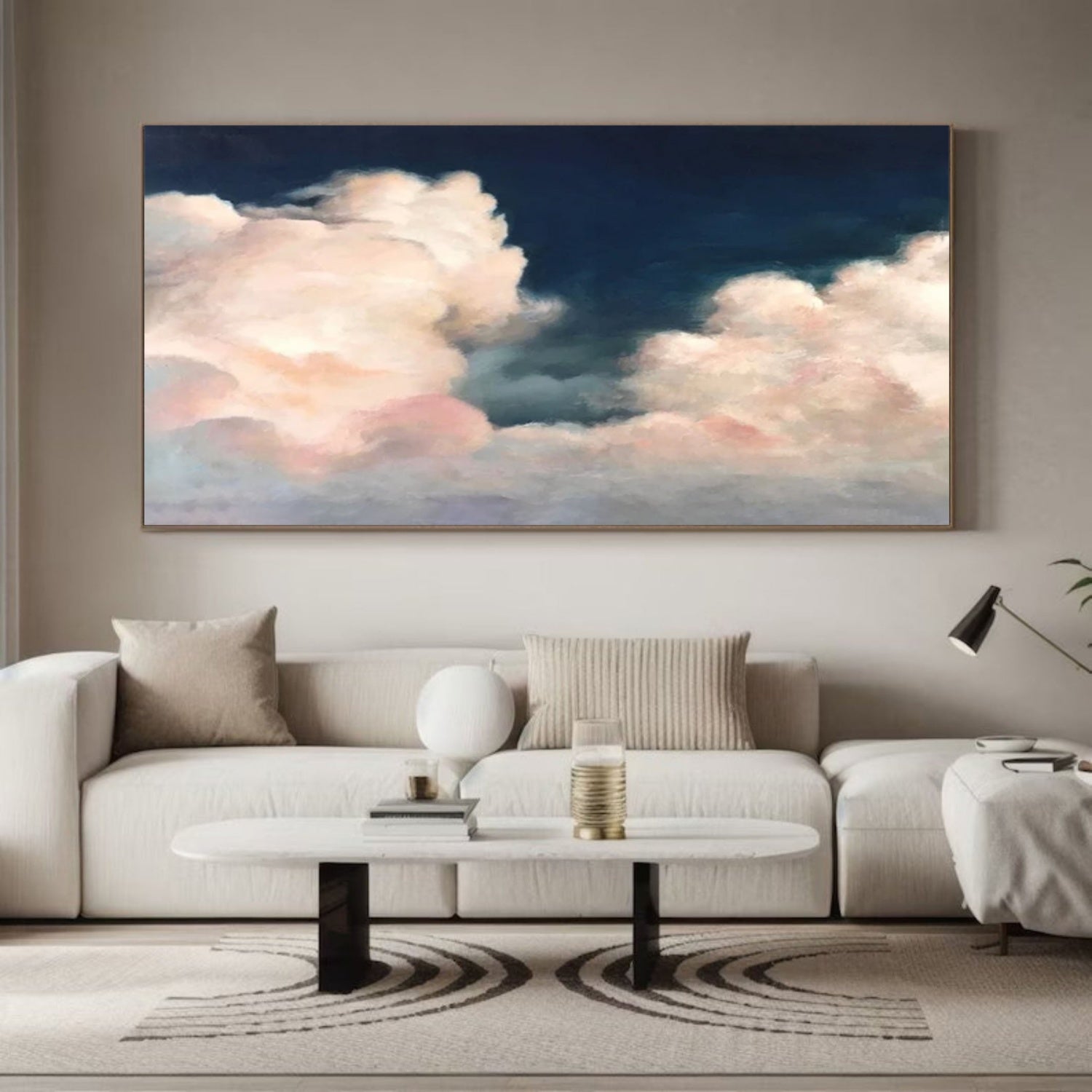 Cloudscape Oil Painting | Dramatic Sky Art #TB 114