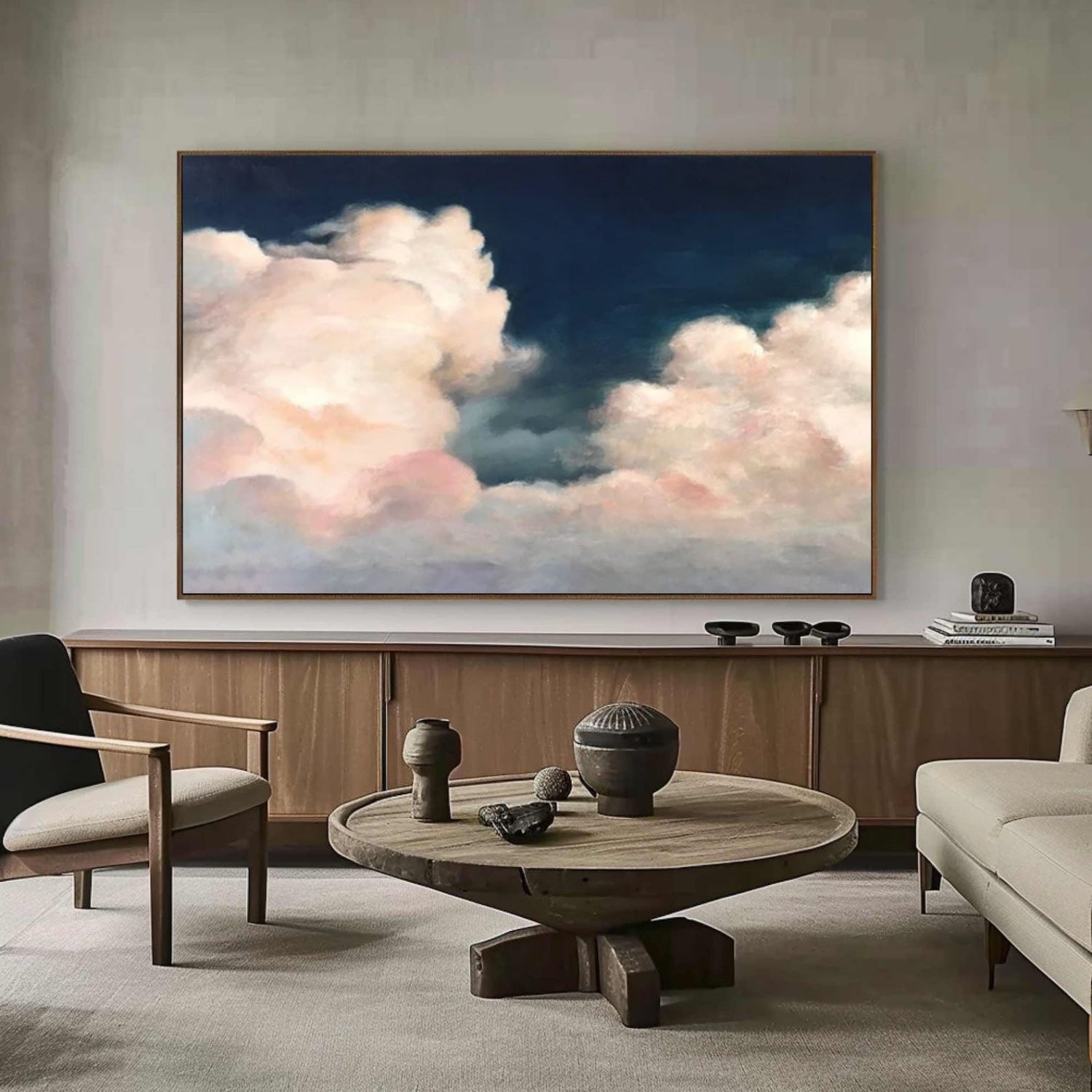 Cloudscape Oil Painting | Dramatic Sky Art #TB 114