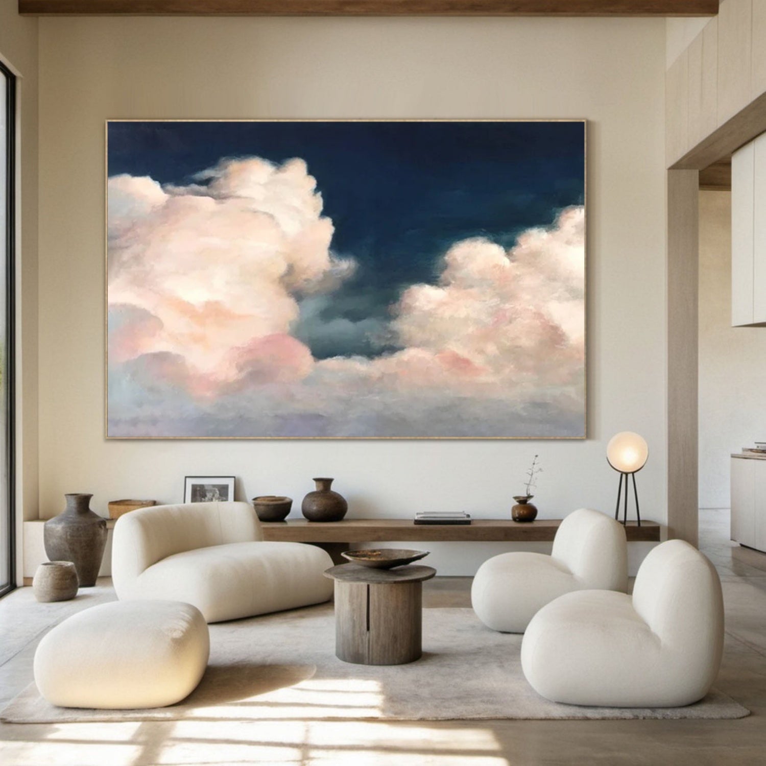 Cloudscape Oil Painting | Dramatic Sky Art #TB 114