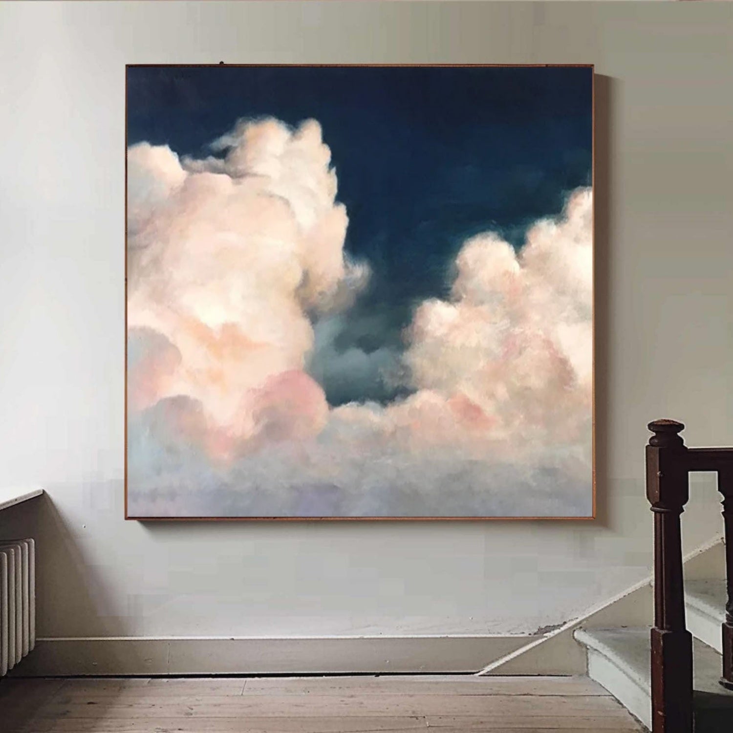 Cloudscape Oil Painting | Dramatic Sky Art #TB 114
