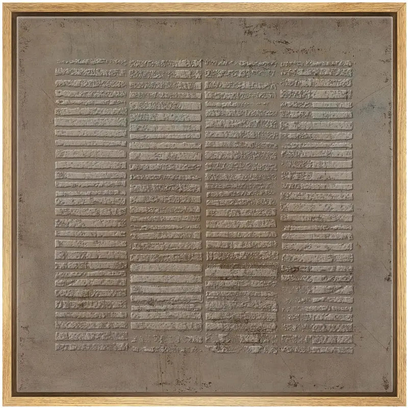 Wabi Sabi Textured Wall Art | Large Square Abstract Neutral Painting #ZZ 113