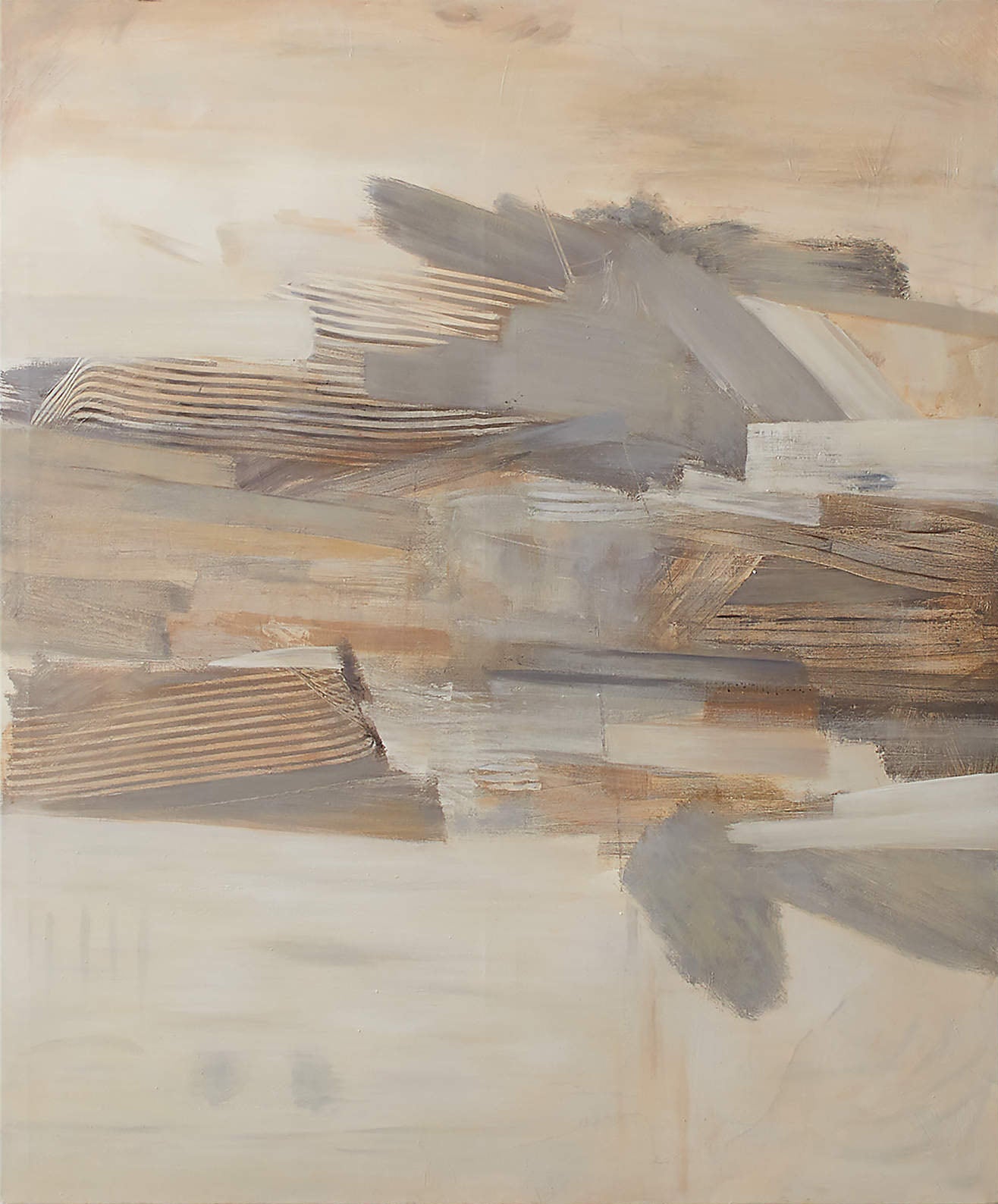 Textured Neutral Abstract Wall Art Painting #TC 129