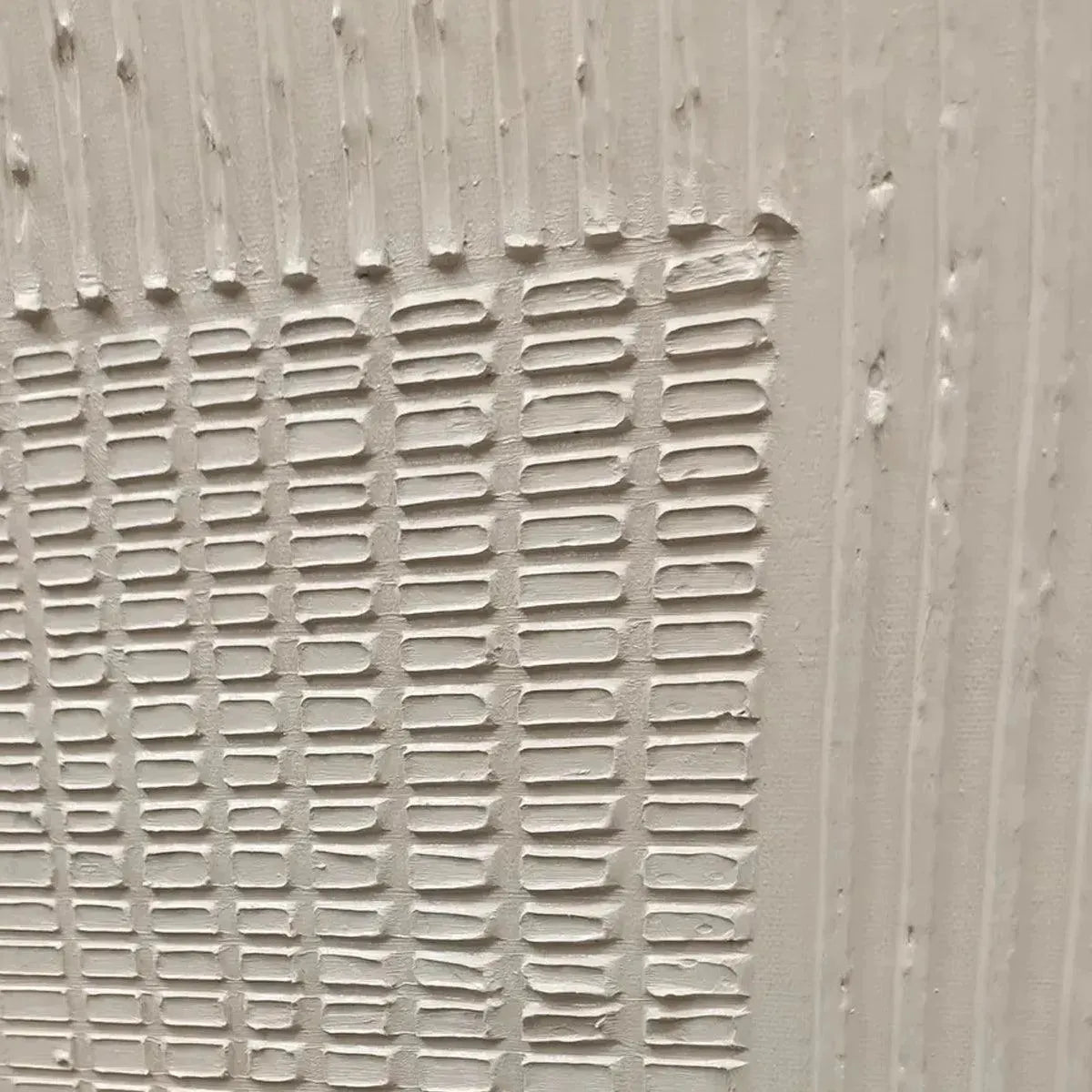 Large Textured Wall Art, Beige Wabi Sabi Painting #ZZ 236