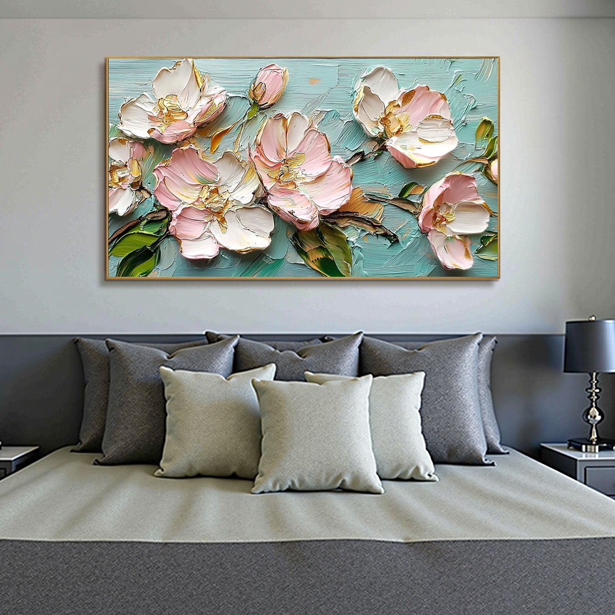 Modern Impressionist Blossom Art | Textured Floral Painting #AA 199