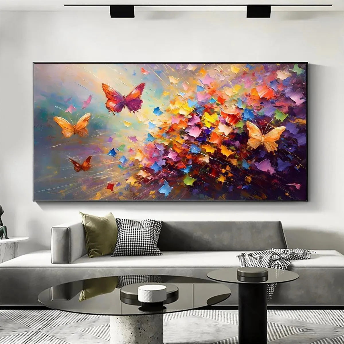Modern Butterfly Painting | Impressionistic Abstract Art