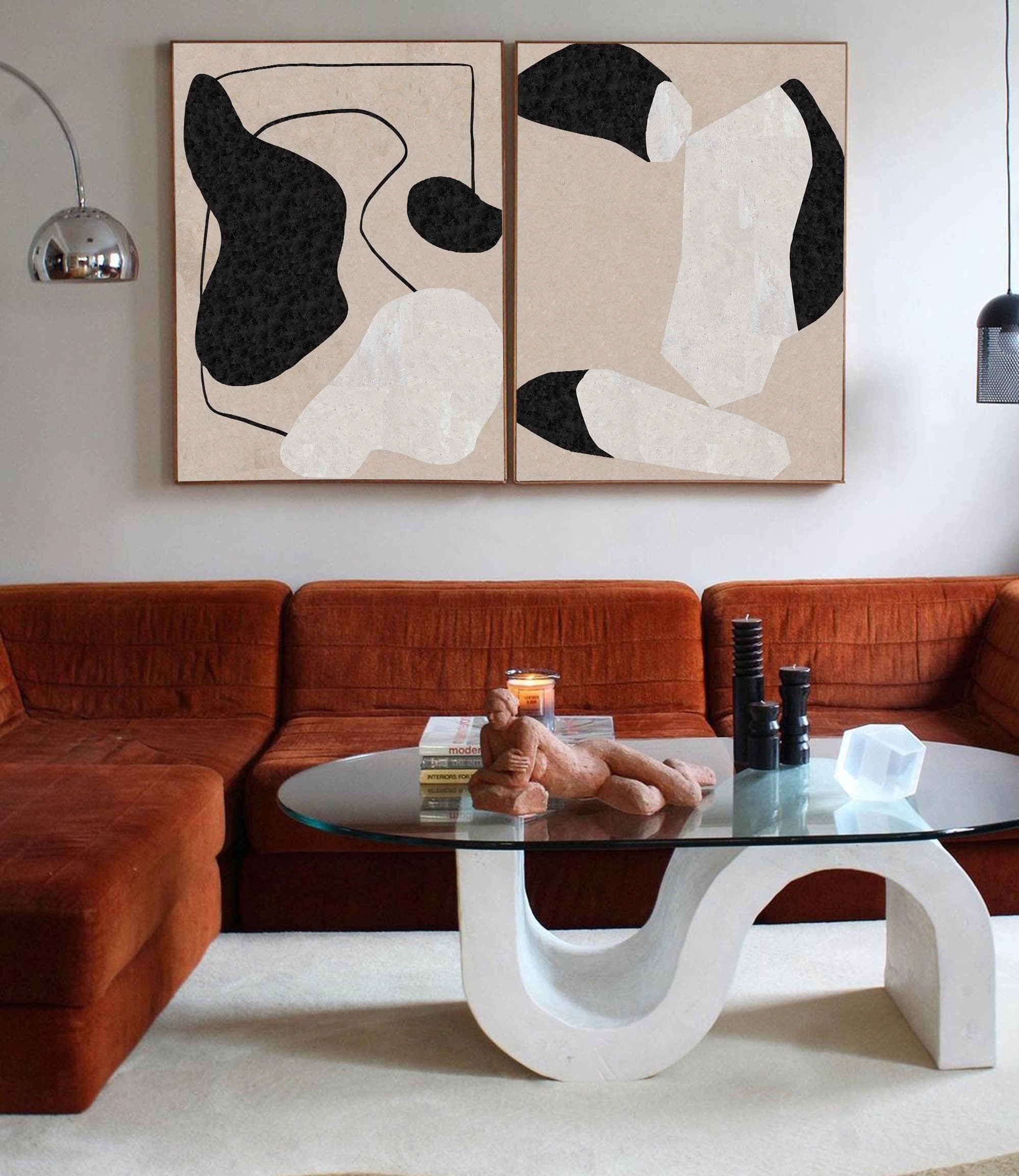 Japandi & Wabi-Sabi Abstract Art | Neutral Tones