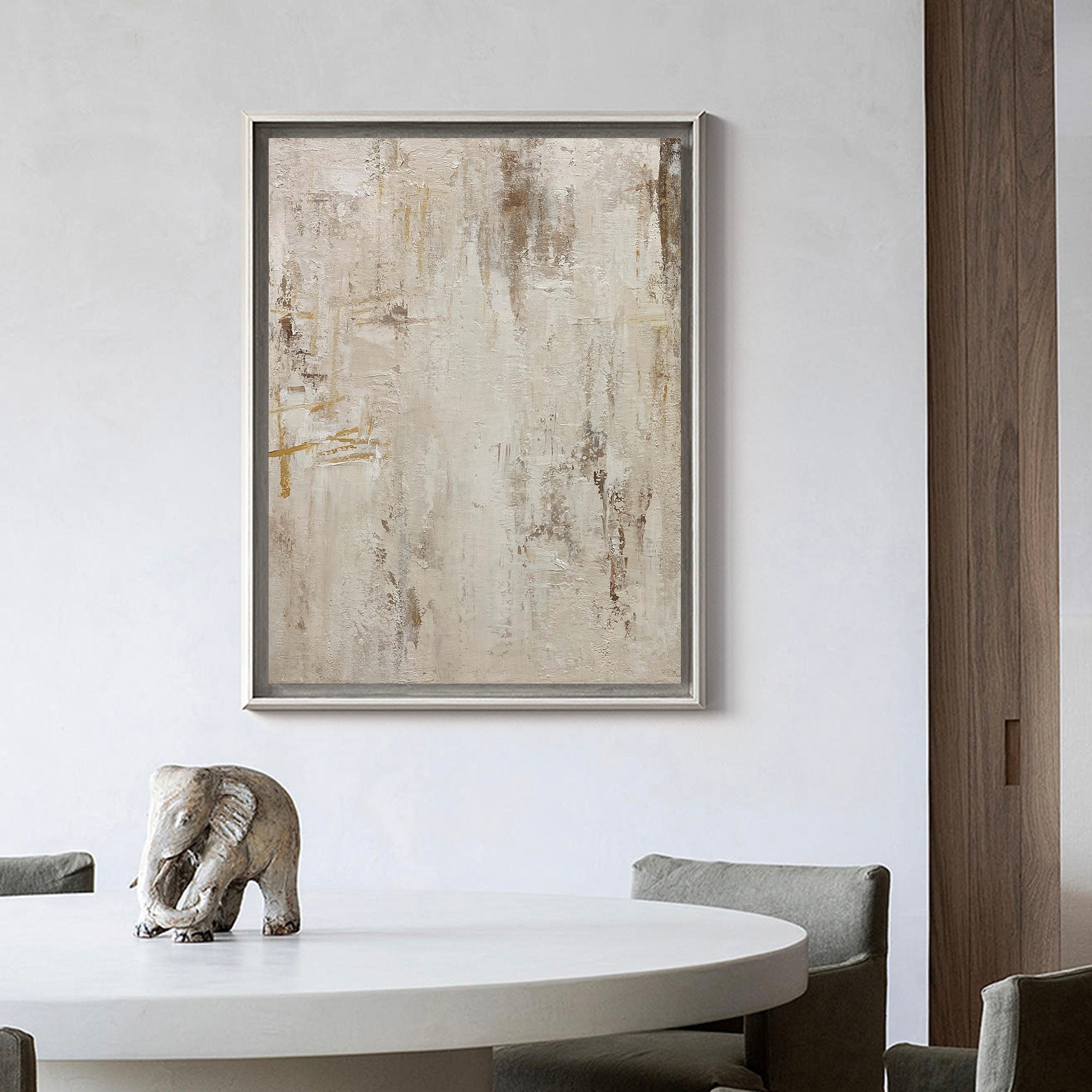 Wabi-Sabi Textured Art | Japandi Style Wall Decor #AA 288