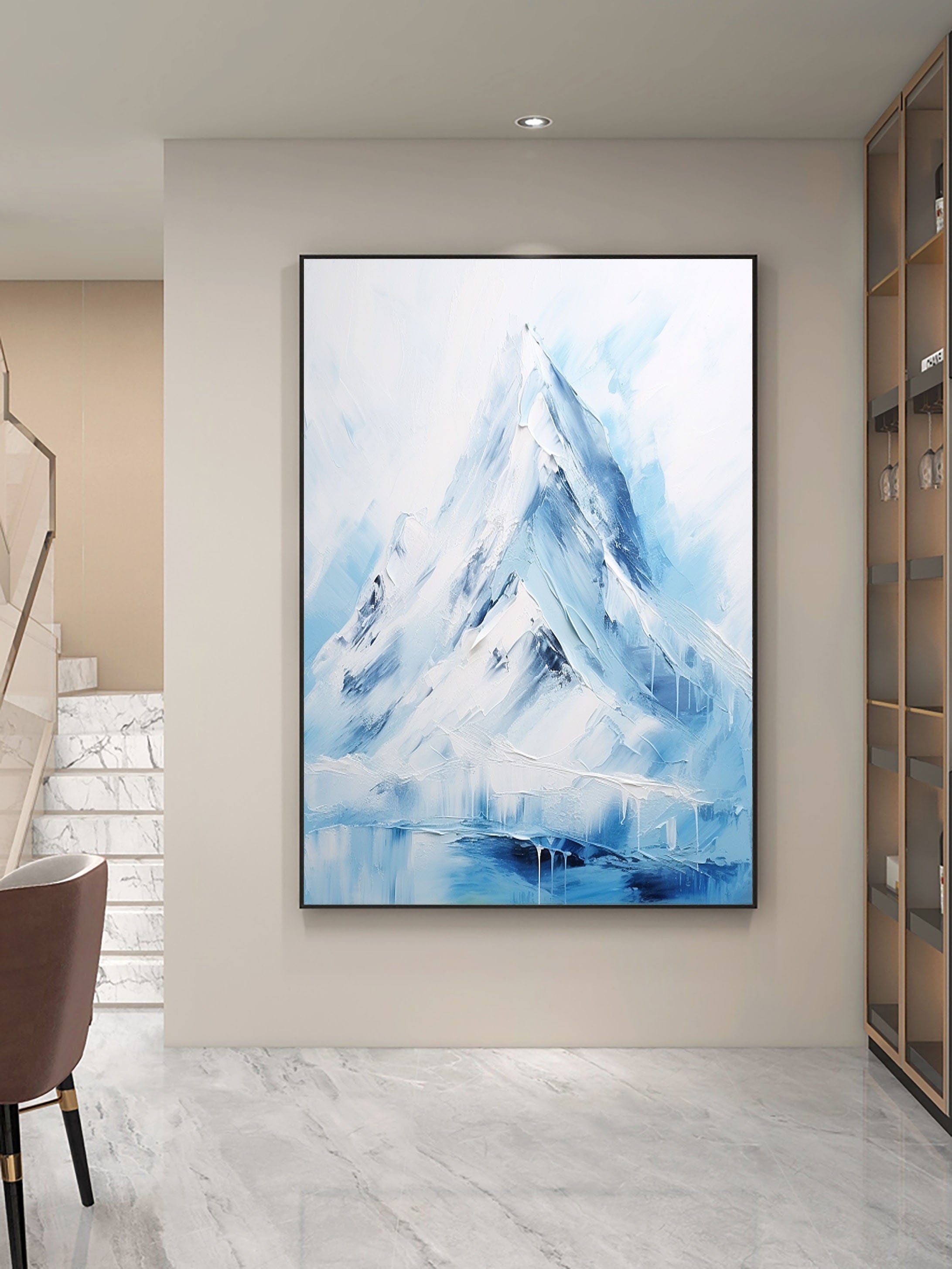 Abstract Mountain Landscape Design Modern Minimalist Decor #JJ 353