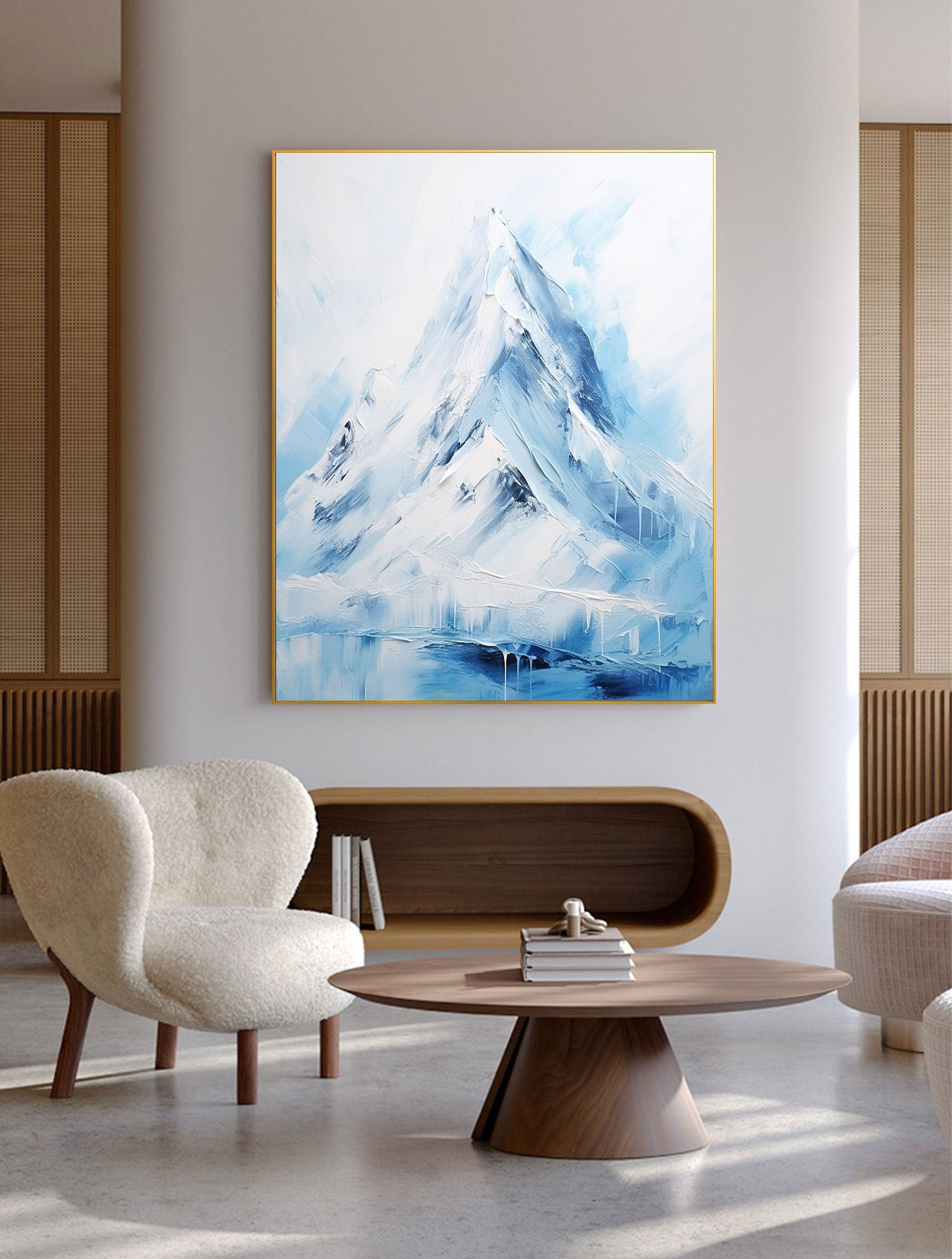 Abstract Mountain Landscape Design Modern Minimalist Decor #JJ 353
