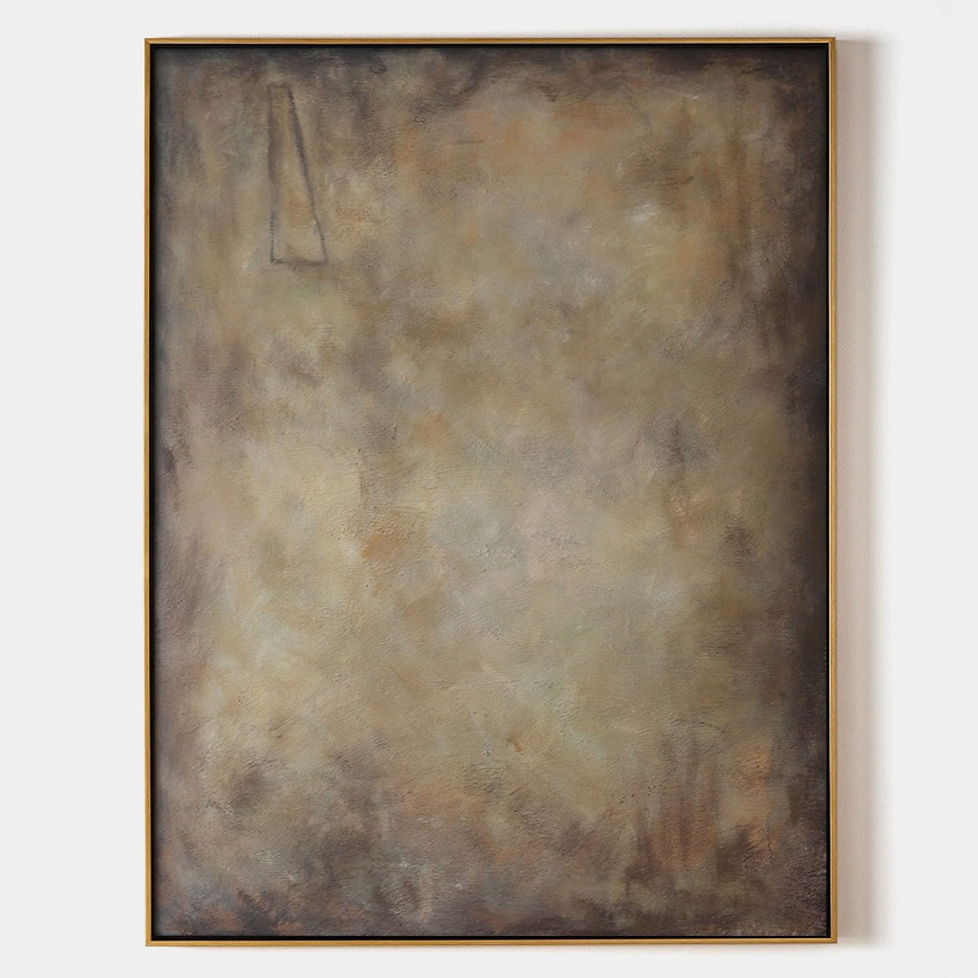 Wabi-Sabi Earth Tone Art | Japandi Minimalist Painting #AA 289